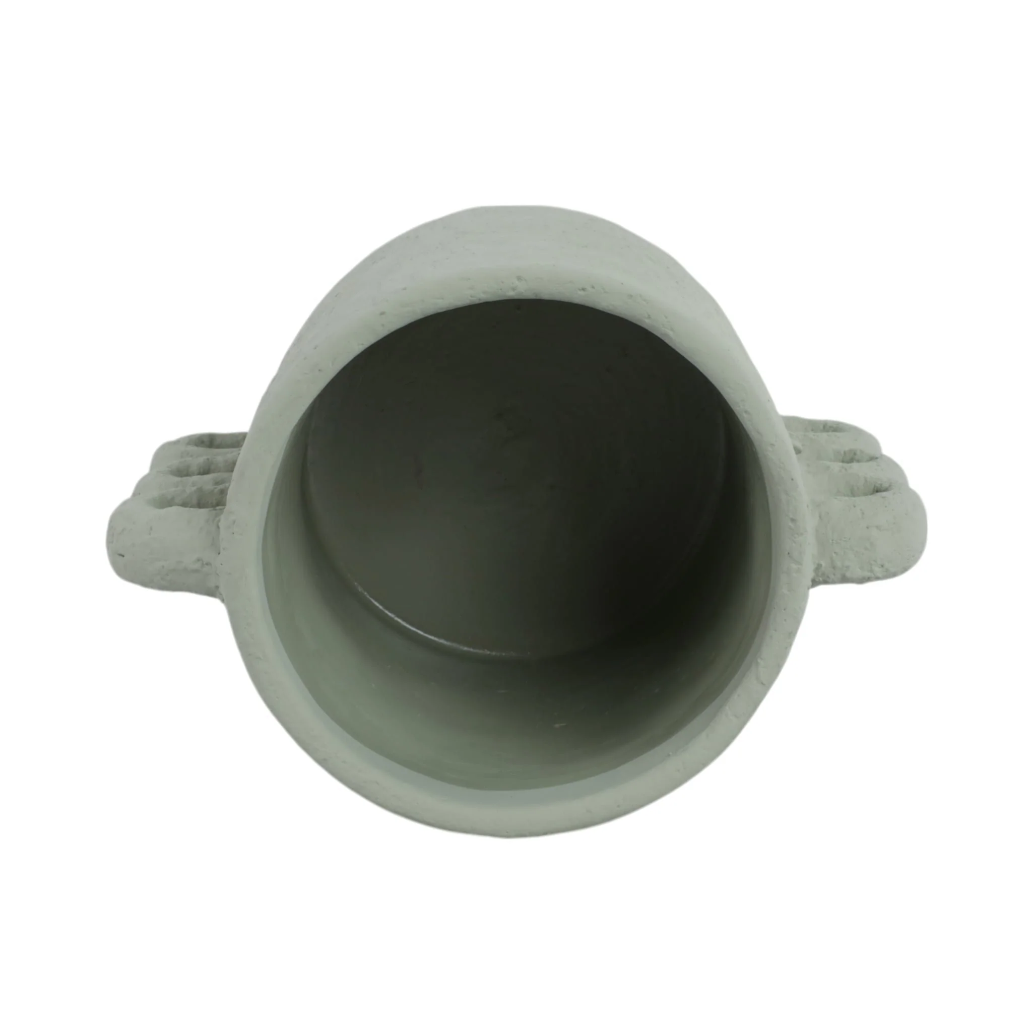 10" Arch Handle Planter, Green - Image 5