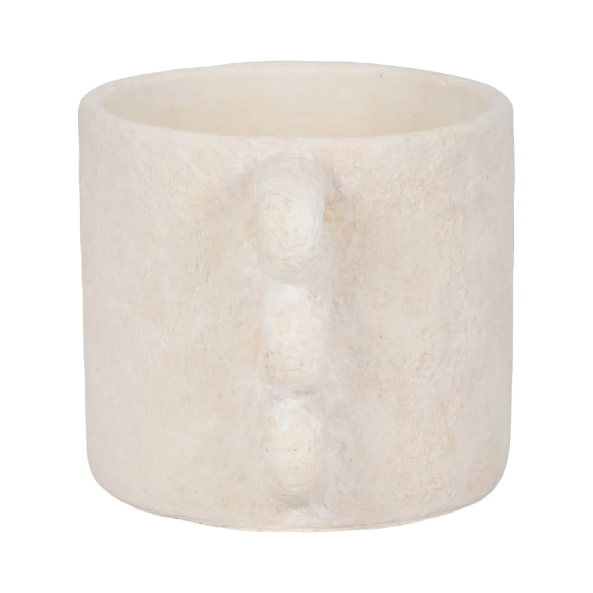 10" Arch Handle Planter, White - Image 3