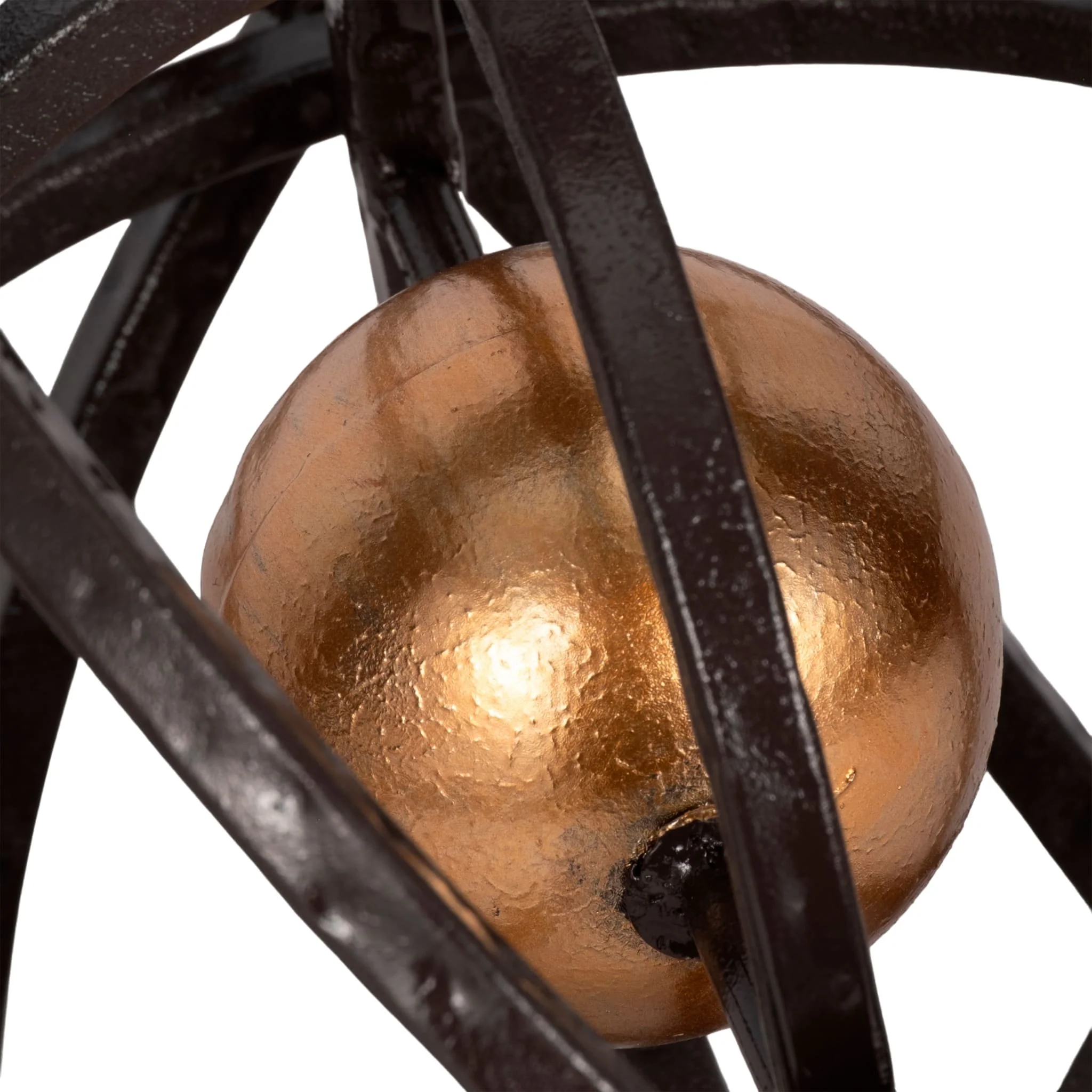 10" Armillary Orb, Black/gold - Image 4