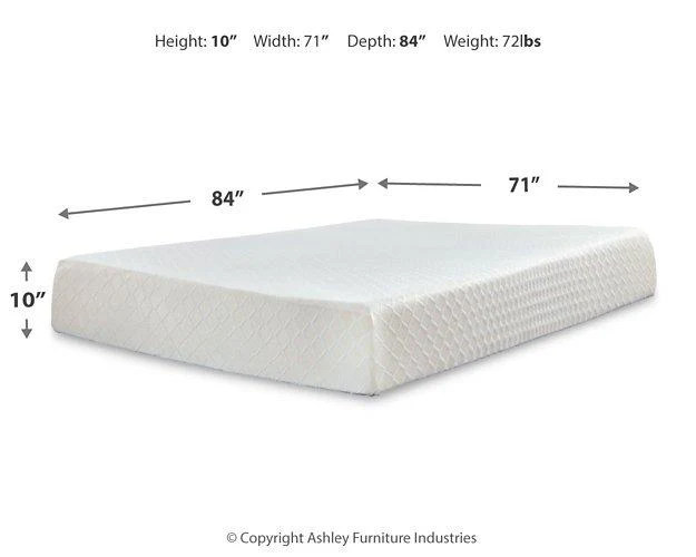 10 Inch Chime Memory Foam Mattress Set - Image 23