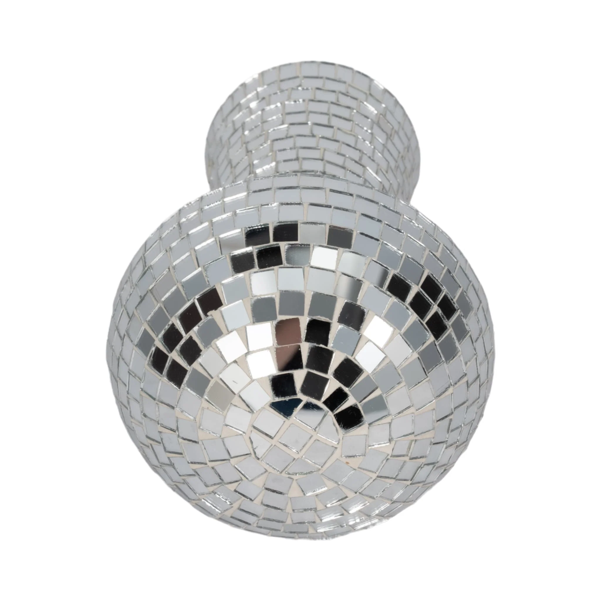 10" Mosaic Mushroom, Silver - Image 4