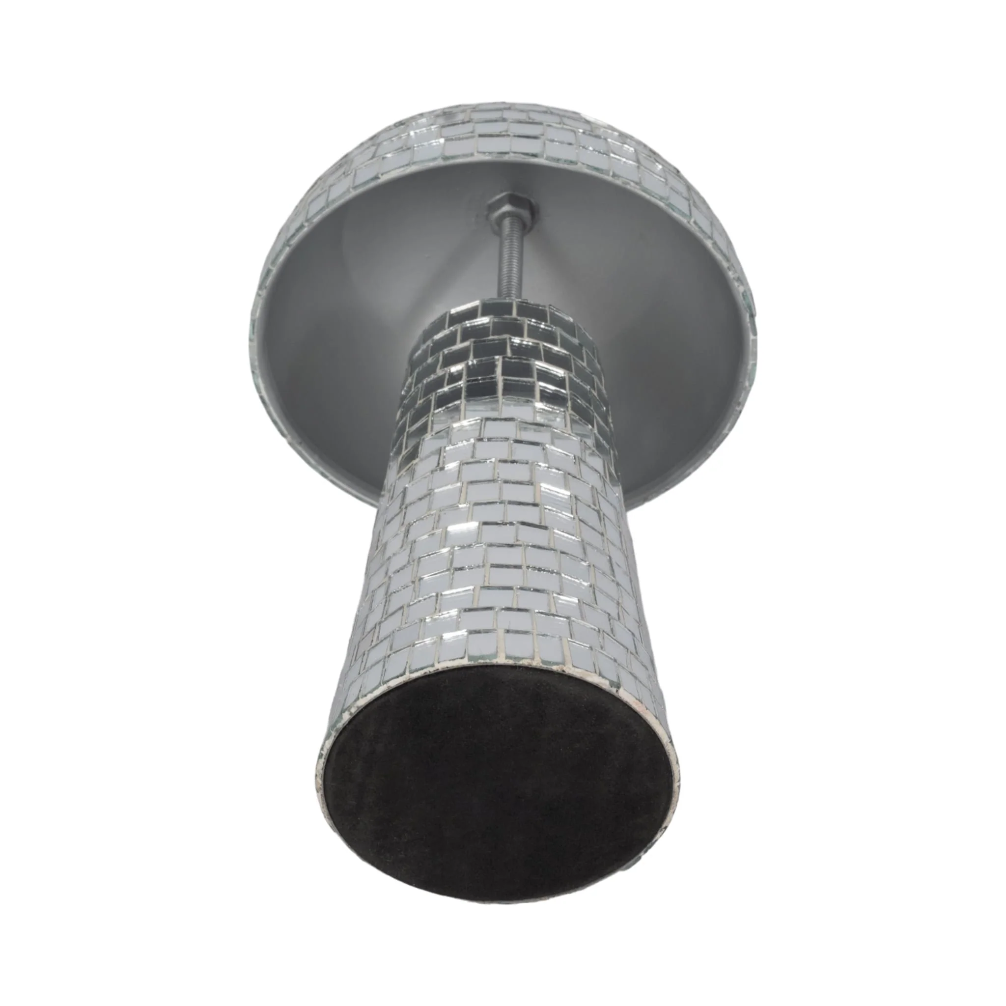 10" Mosaic Mushroom, Silver - Image 5
