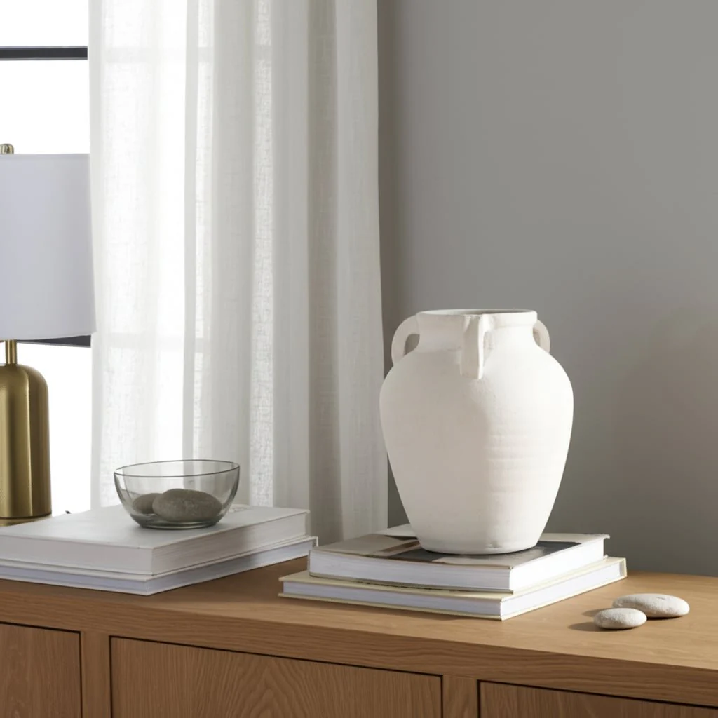 10" Multi Handle Jug, White - Image 11