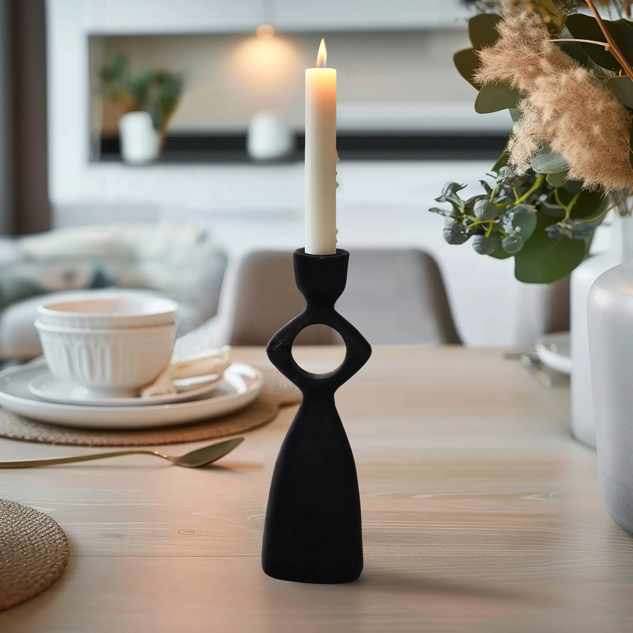 10" Open Cut-out Taper Holder, Black - Image 11
