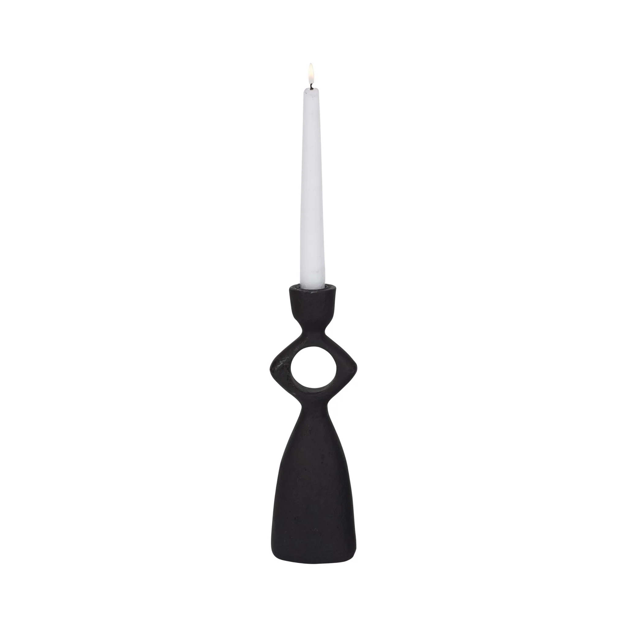 10" Open Cut-out Taper Holder, Black - Image 2