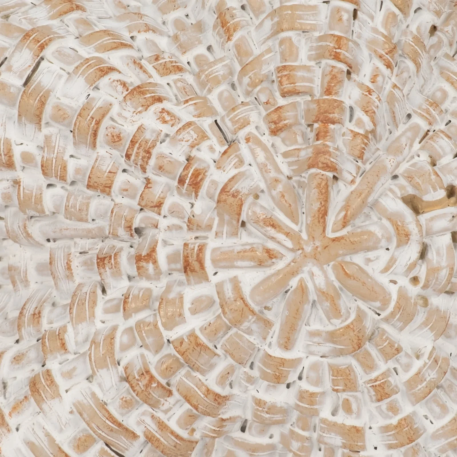 10" Resin Wicker Starfish, White - Image 4