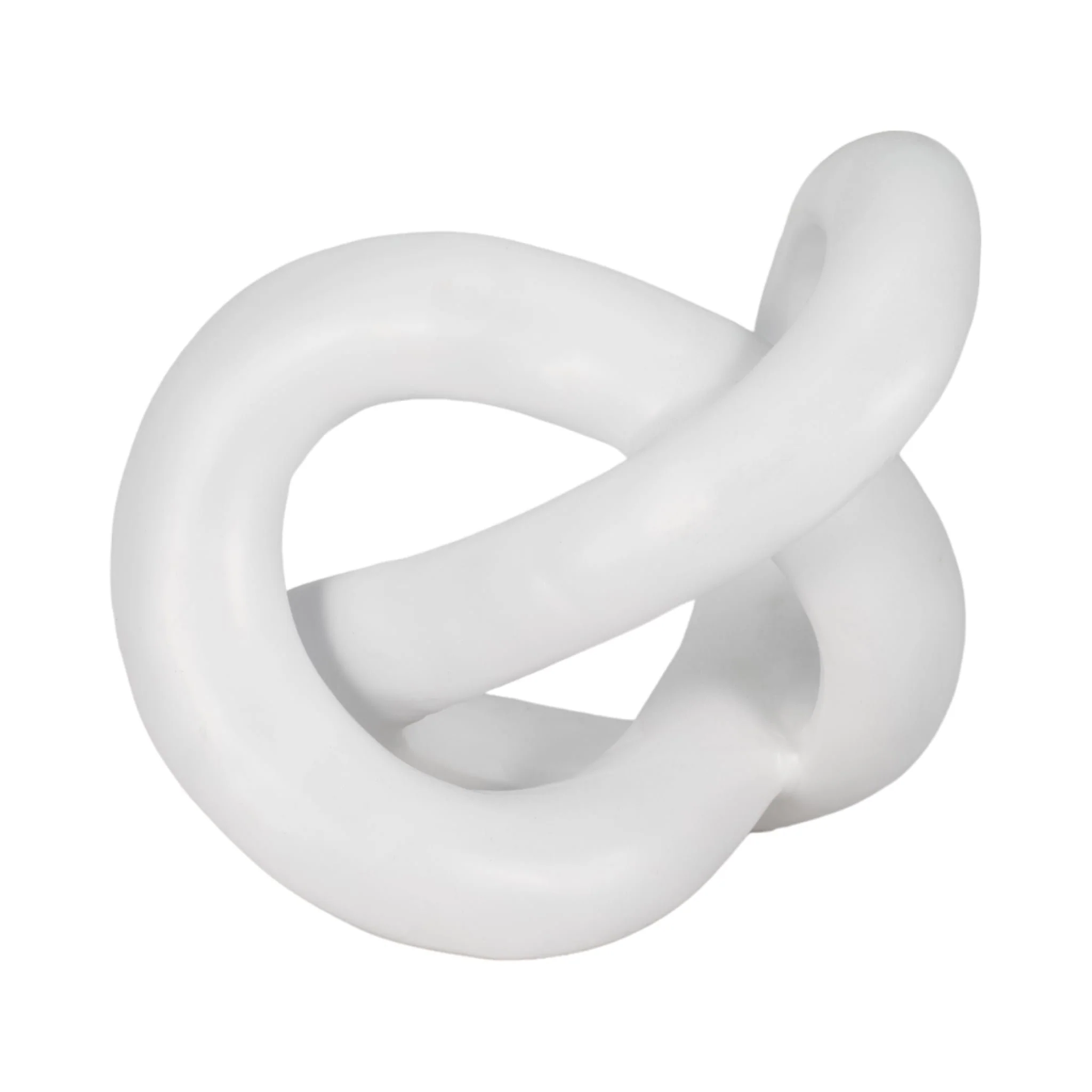 10" Sculptured Knot, White - Image 7