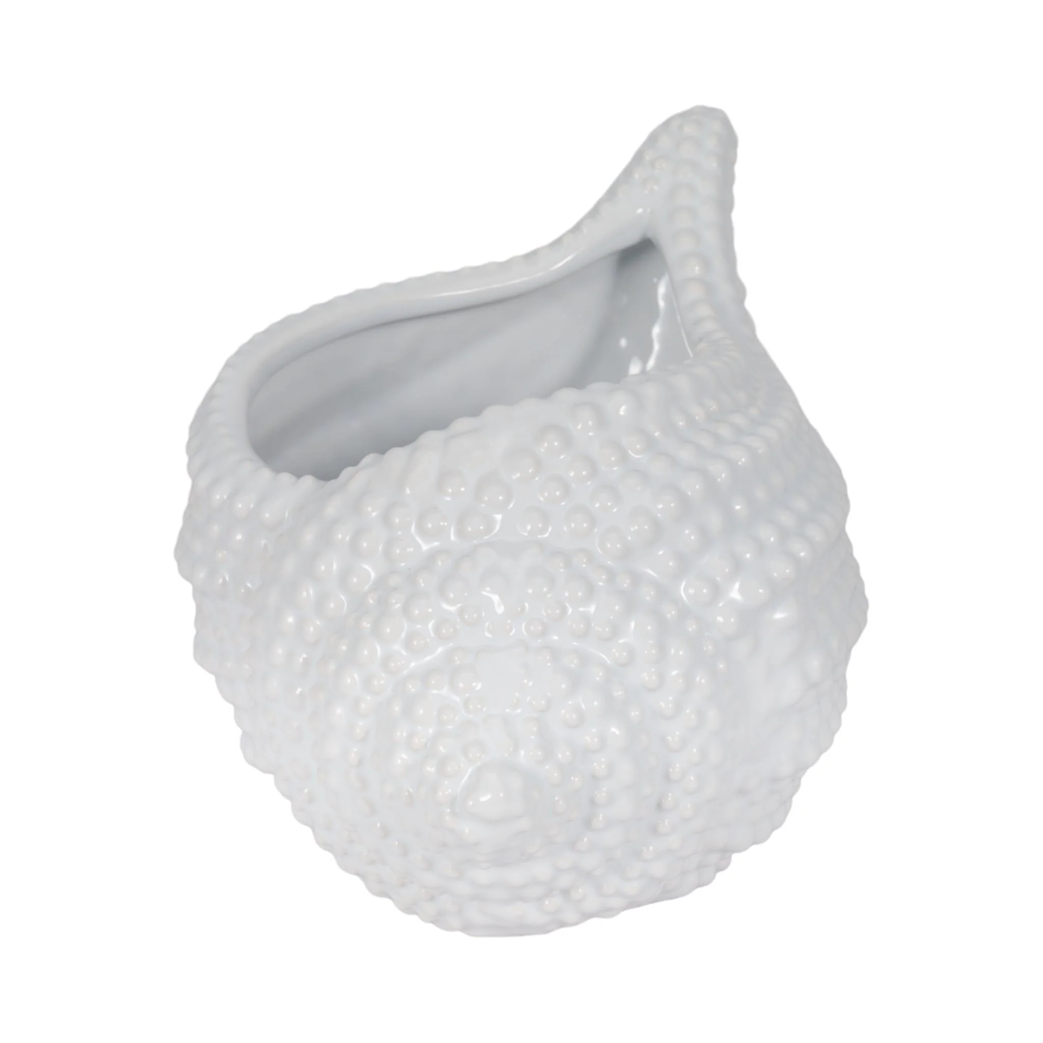 10" Seashell Planter, White - Image 3