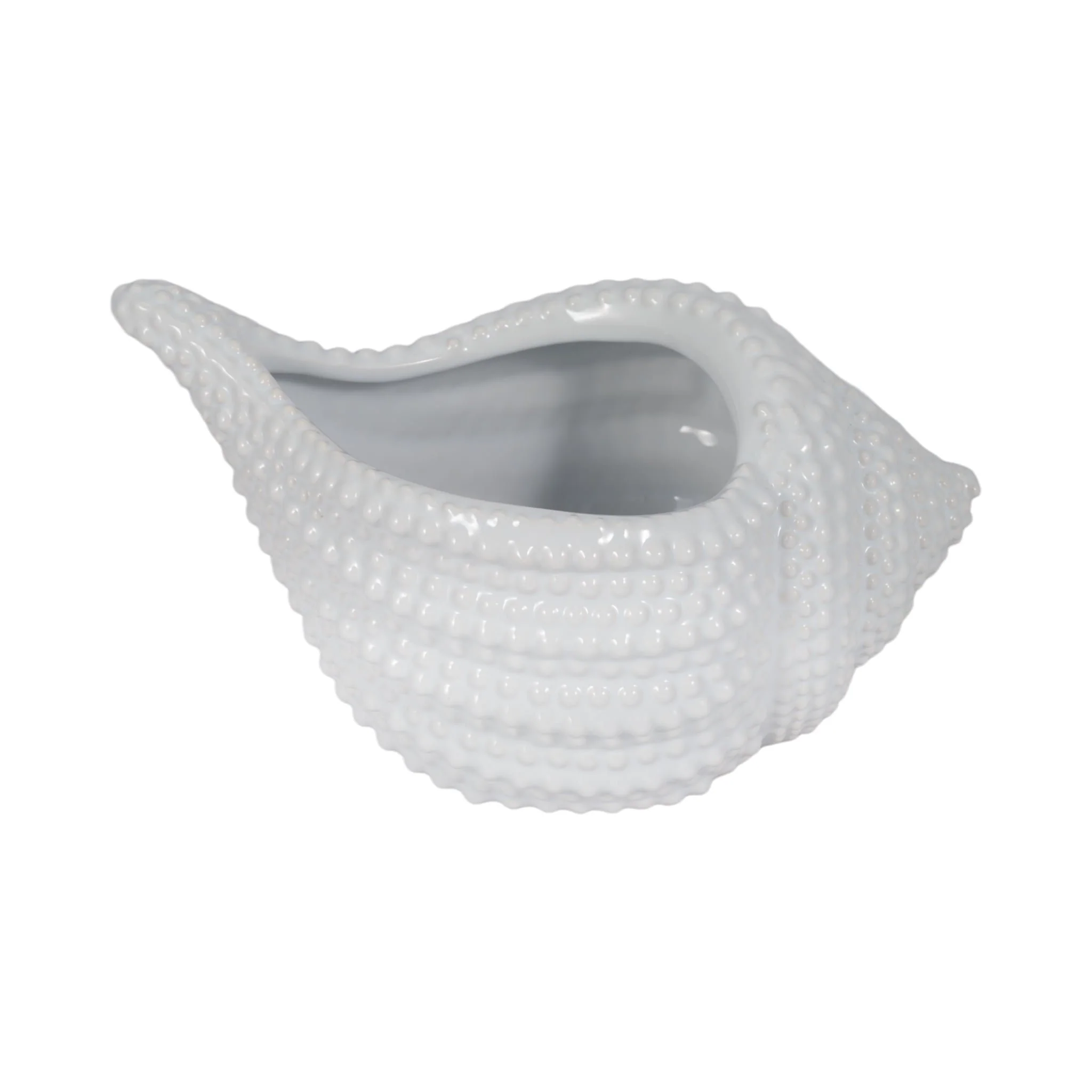 10" Seashell Planter, White - Image 4
