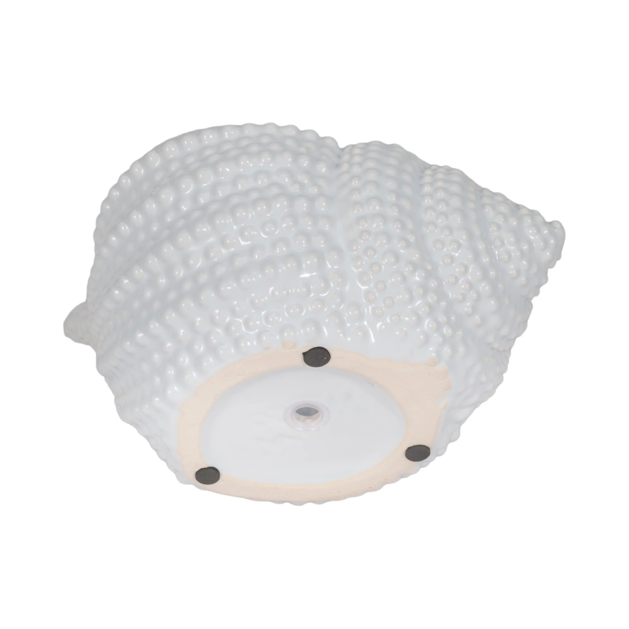 10" Seashell Planter, White - Image 7