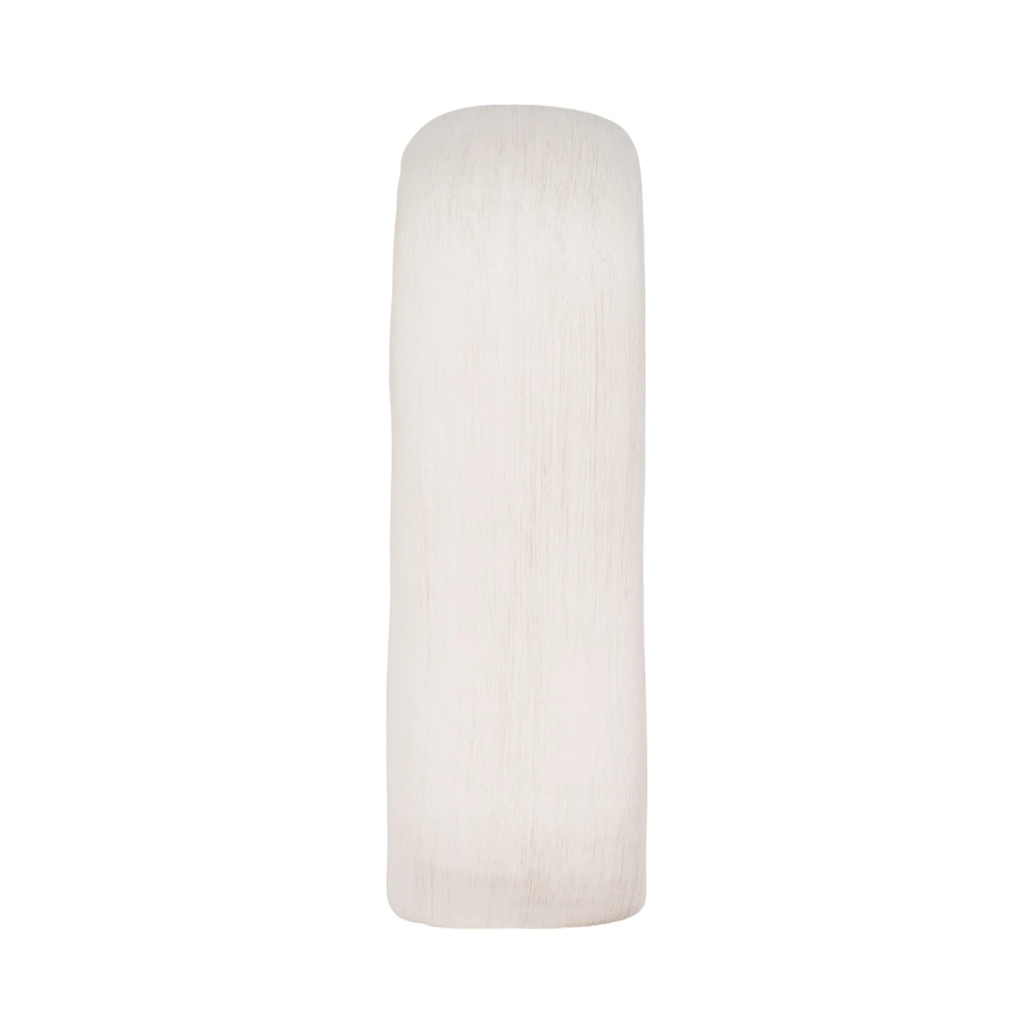 10" Short Rough Open Cut-out Object, White - Image 3