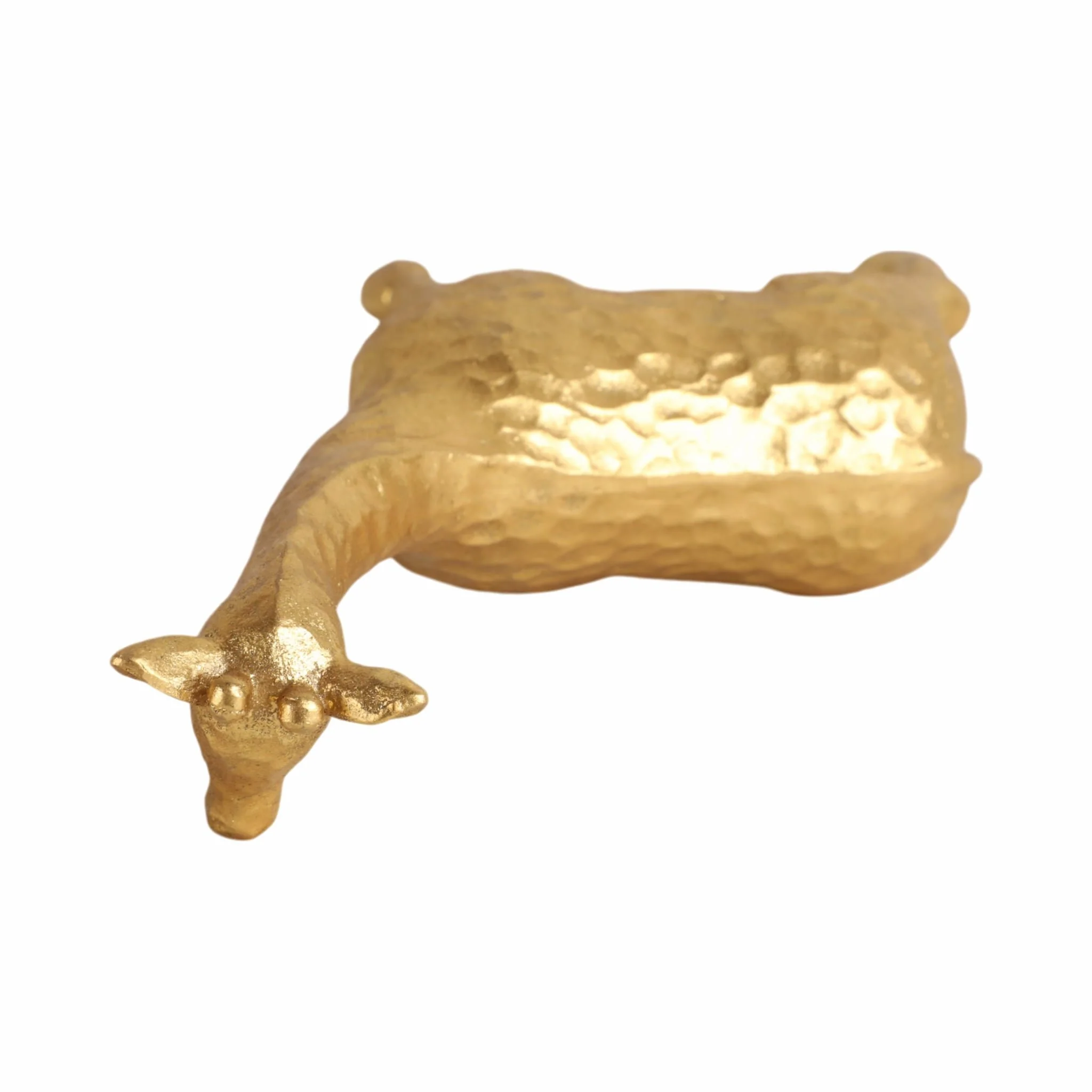 10" Standing Pretty Giraffe, Gold - Image 7