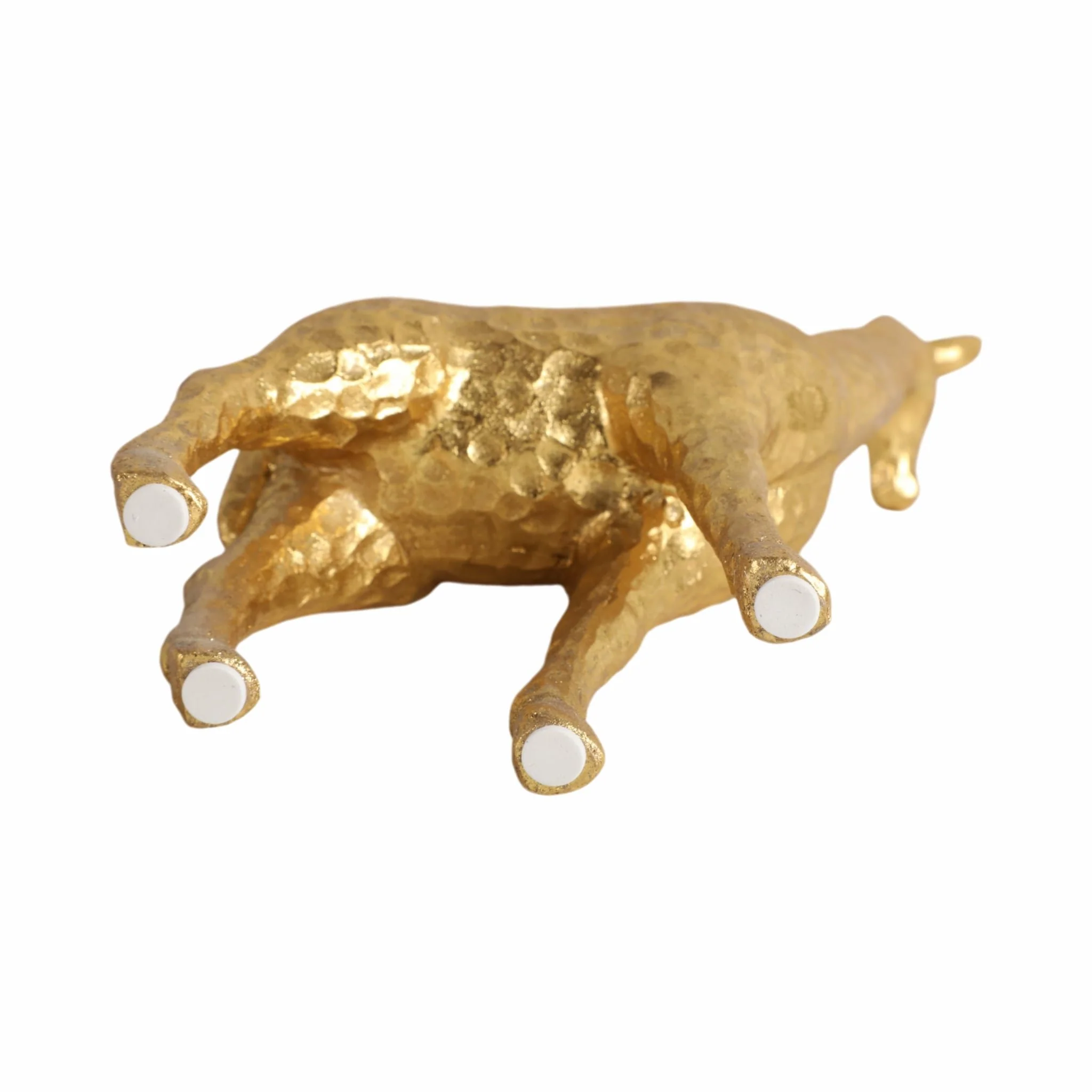 10" Standing Pretty Giraffe, Gold - Image 8