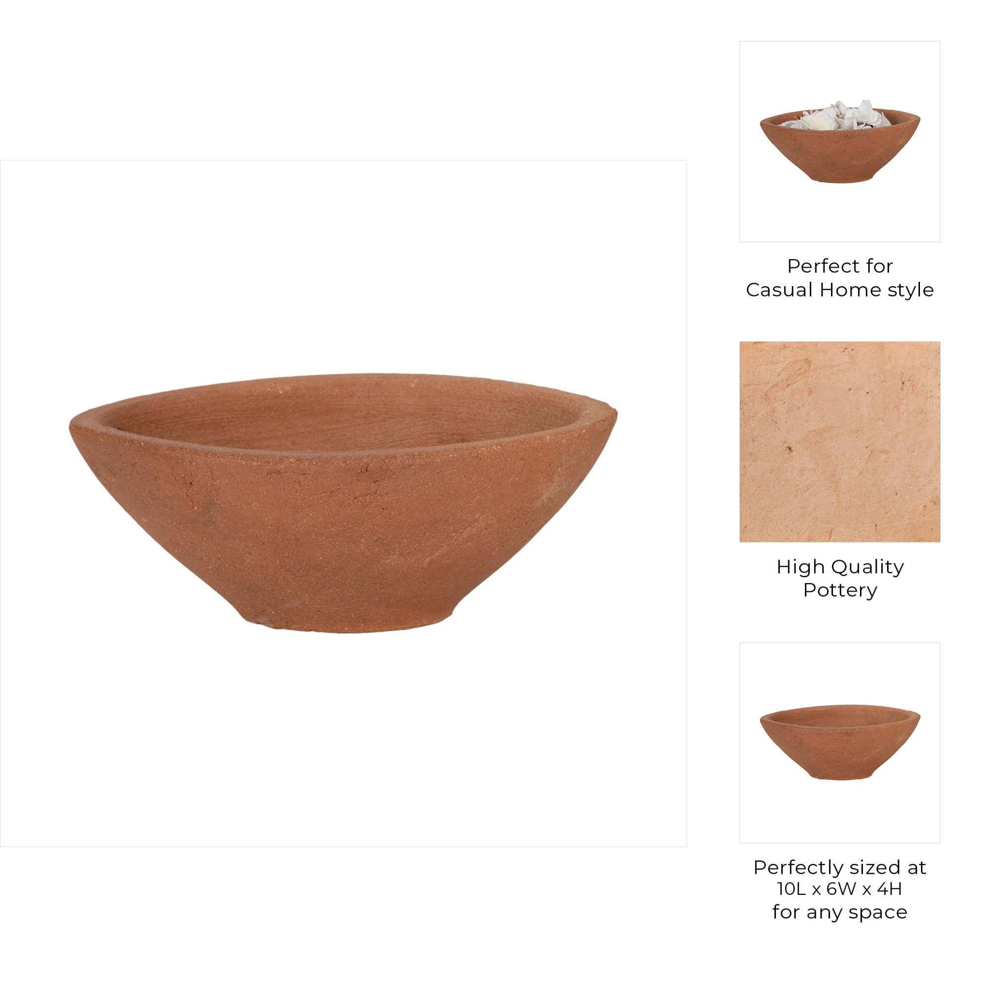 10" Tapered Bowl, Natural - Image 10