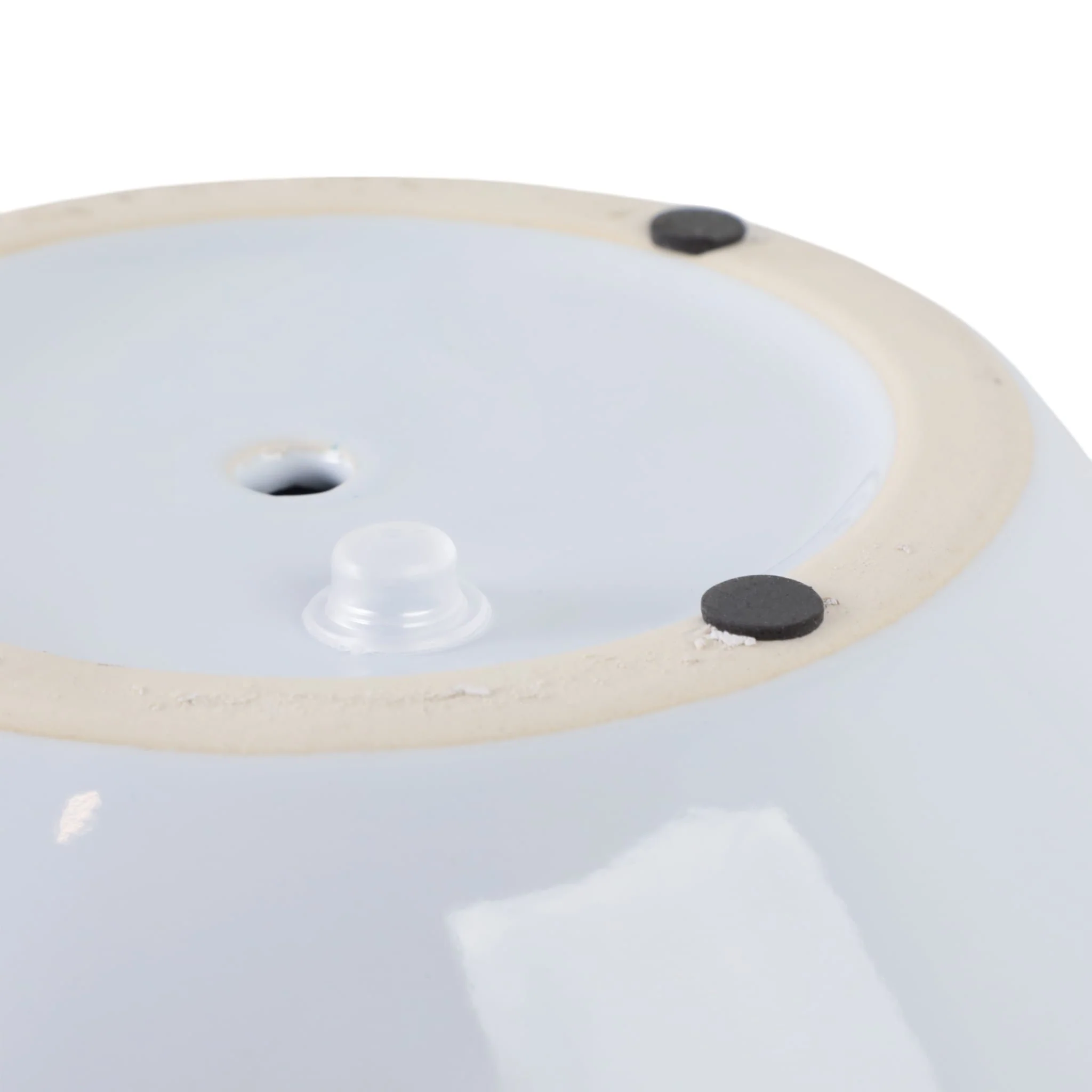 10" Tapered Bubble Planter, White - Image 7