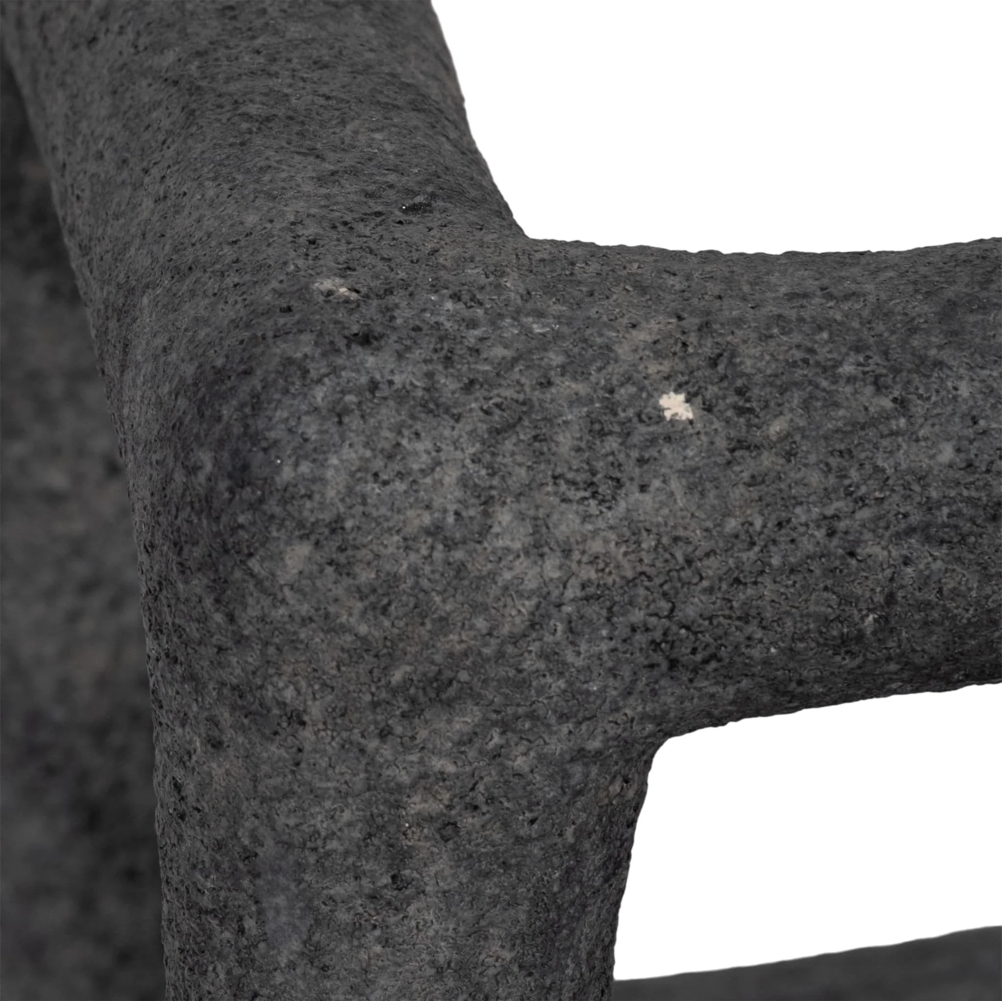 10" Textured Open Square Object, Black - Image 4
