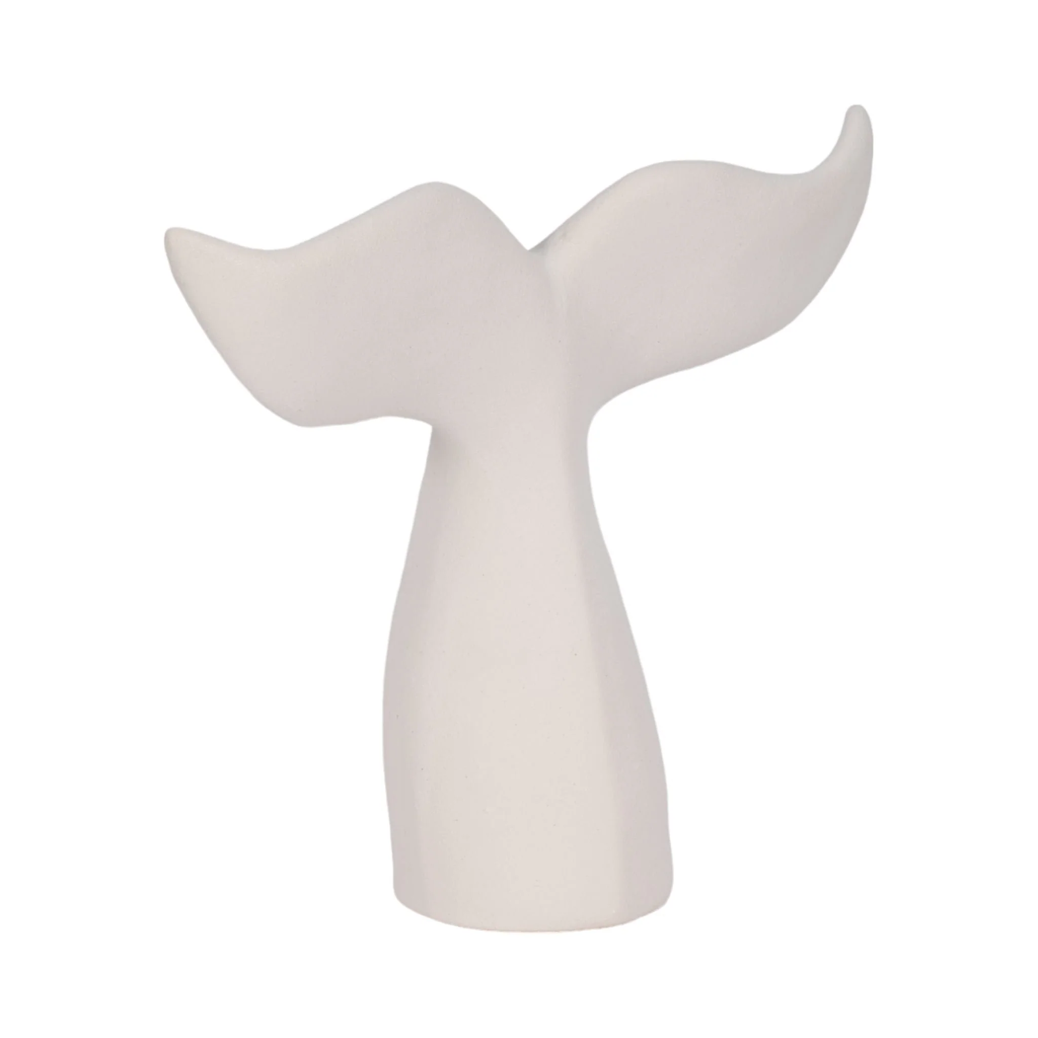 10" Textured Whale Tail, White - Image 2