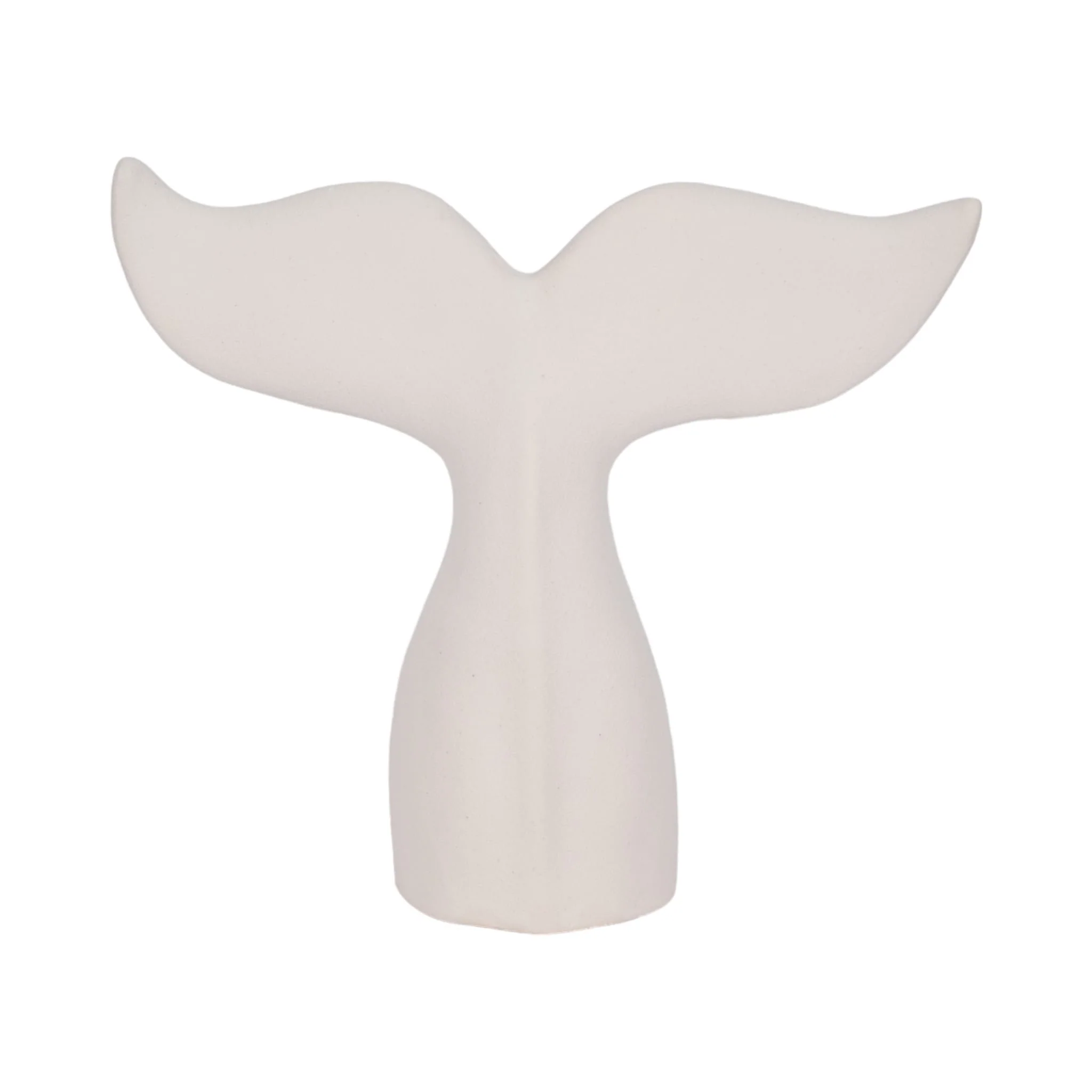 10" Textured Whale Tail, White - Image 4