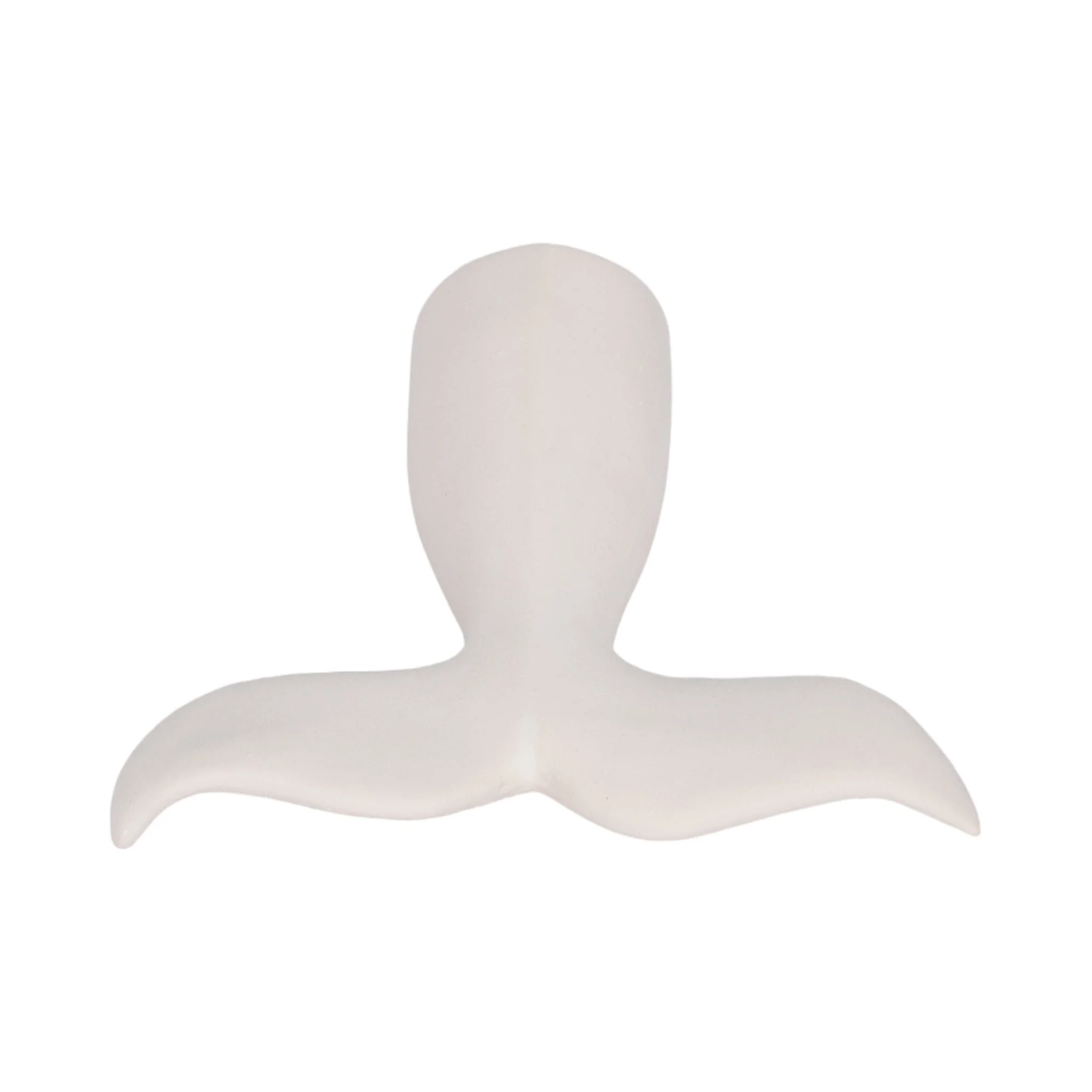 10" Textured Whale Tail, White - Image 6