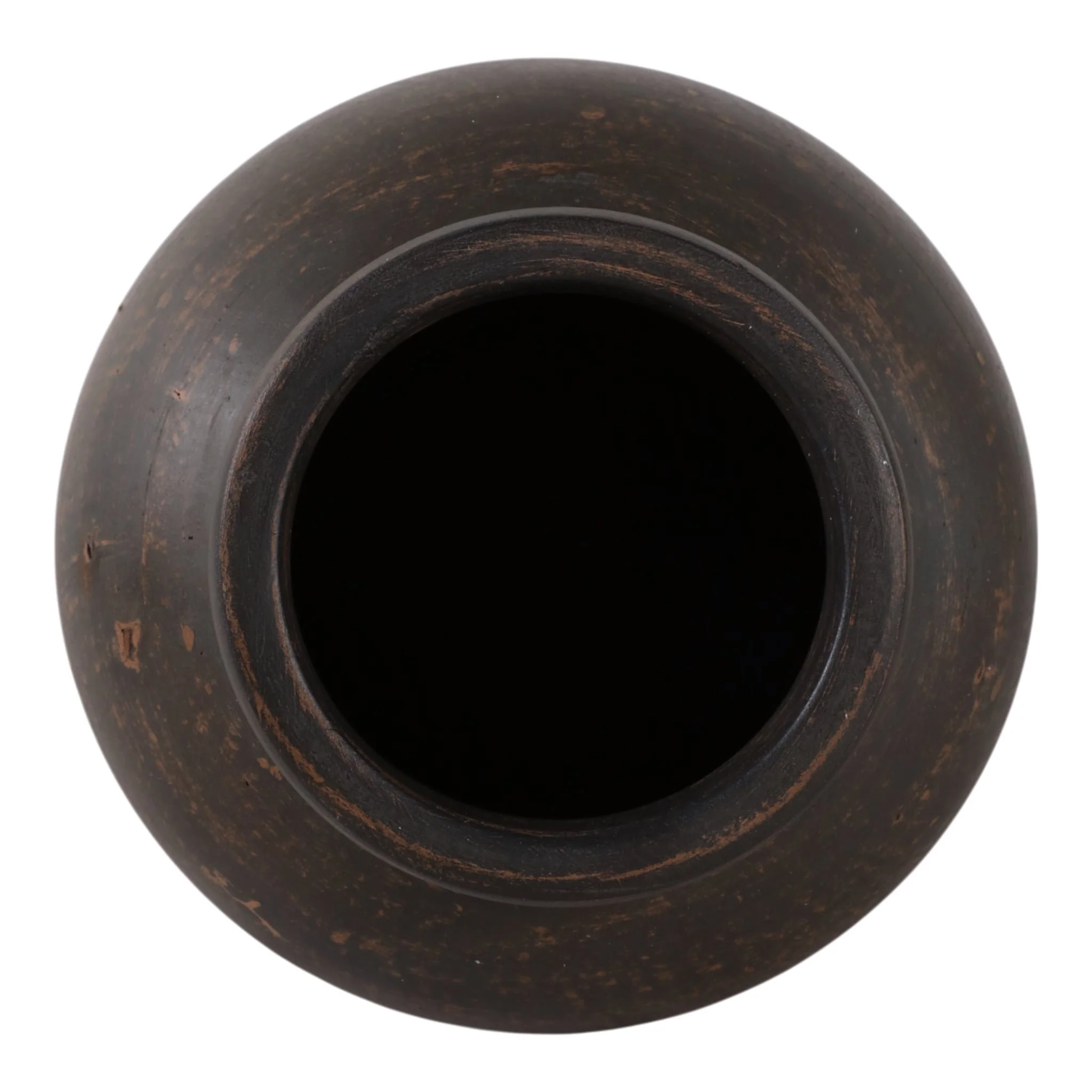 10" Traditional Terracotta Jug, Chocolate Brown - Image 6
