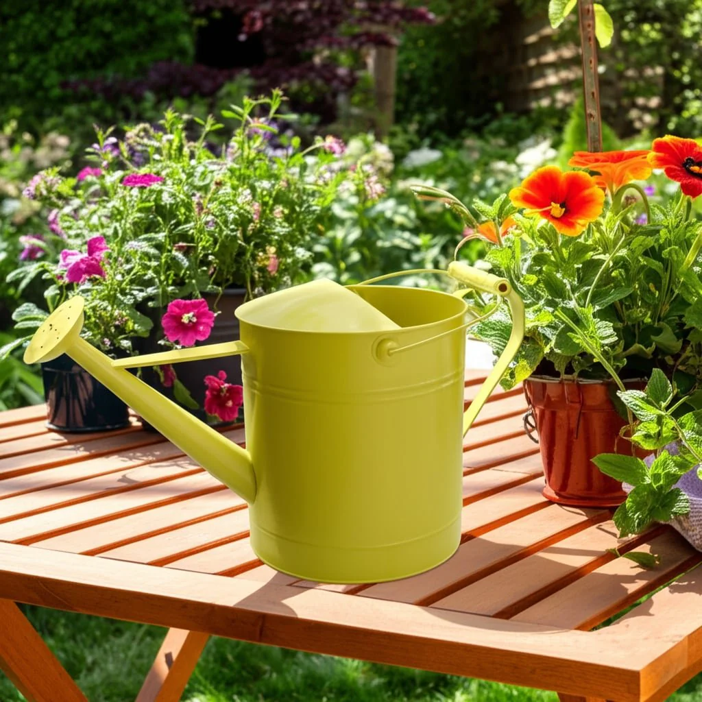 10x20" Watering Can, Yellow - Image 10