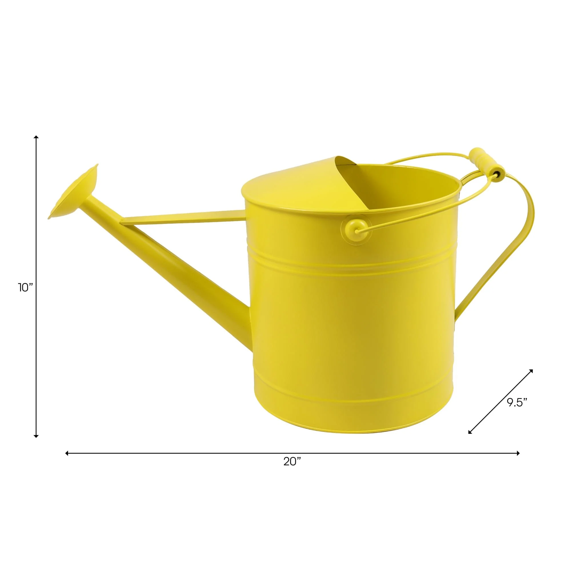 10x20" Watering Can, Yellow - Image 6