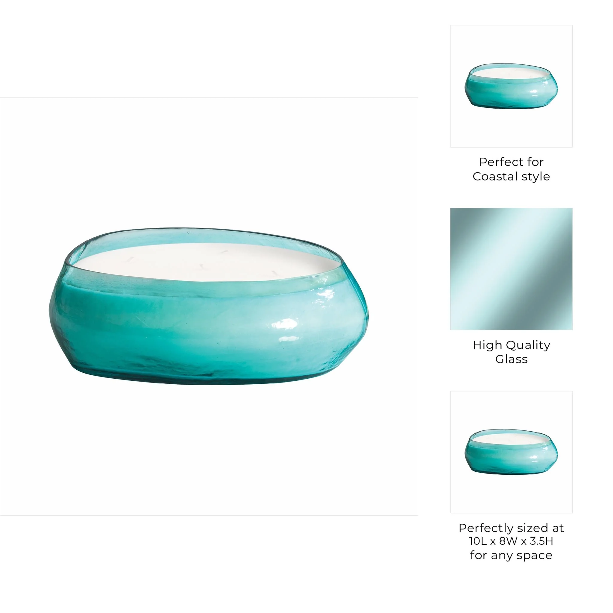 10x3" 61 Oz Wood Sage & Sea Salt Scented Candle, B - Image 9