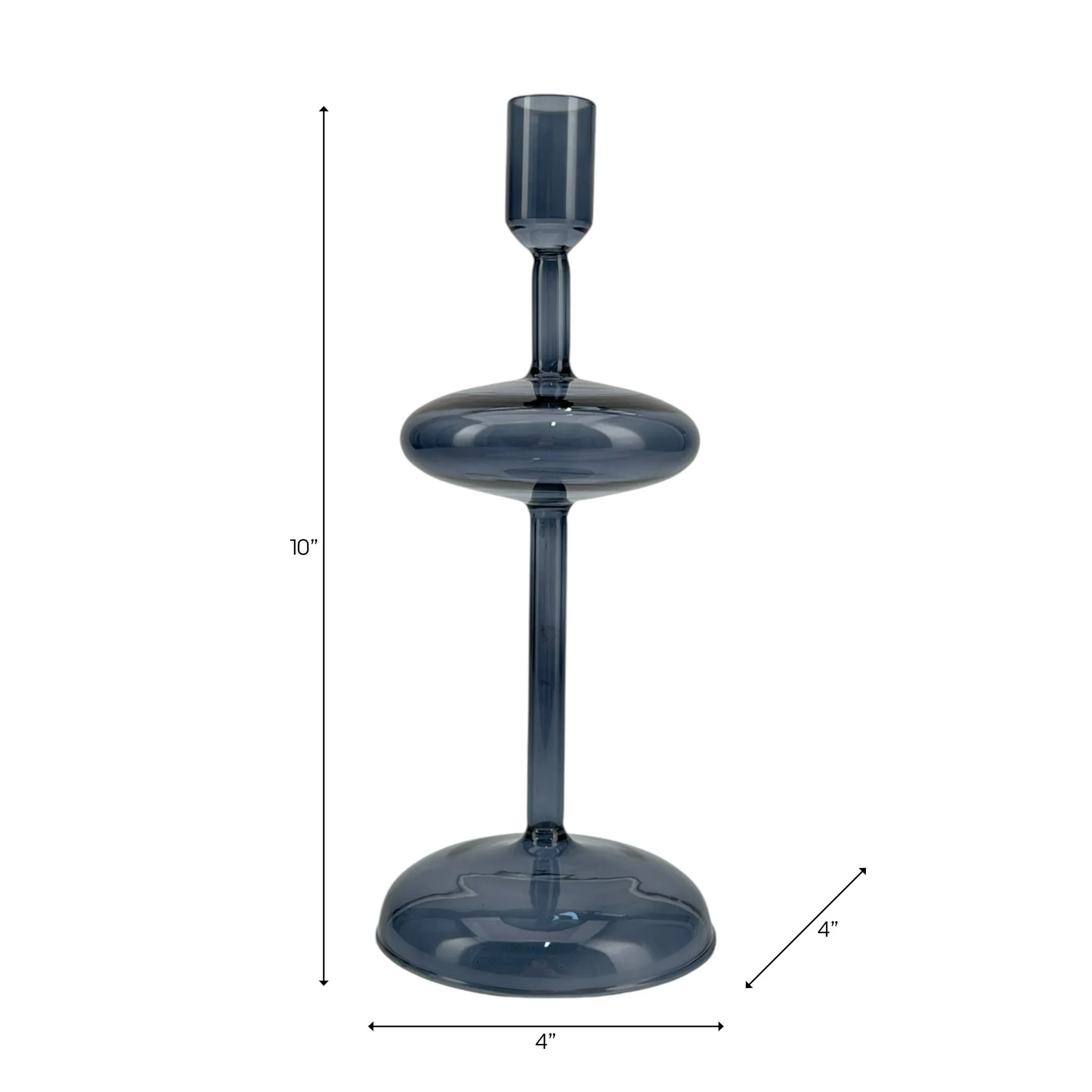 10x4" Retro Bubble Taper Holder, Blue - Image 7