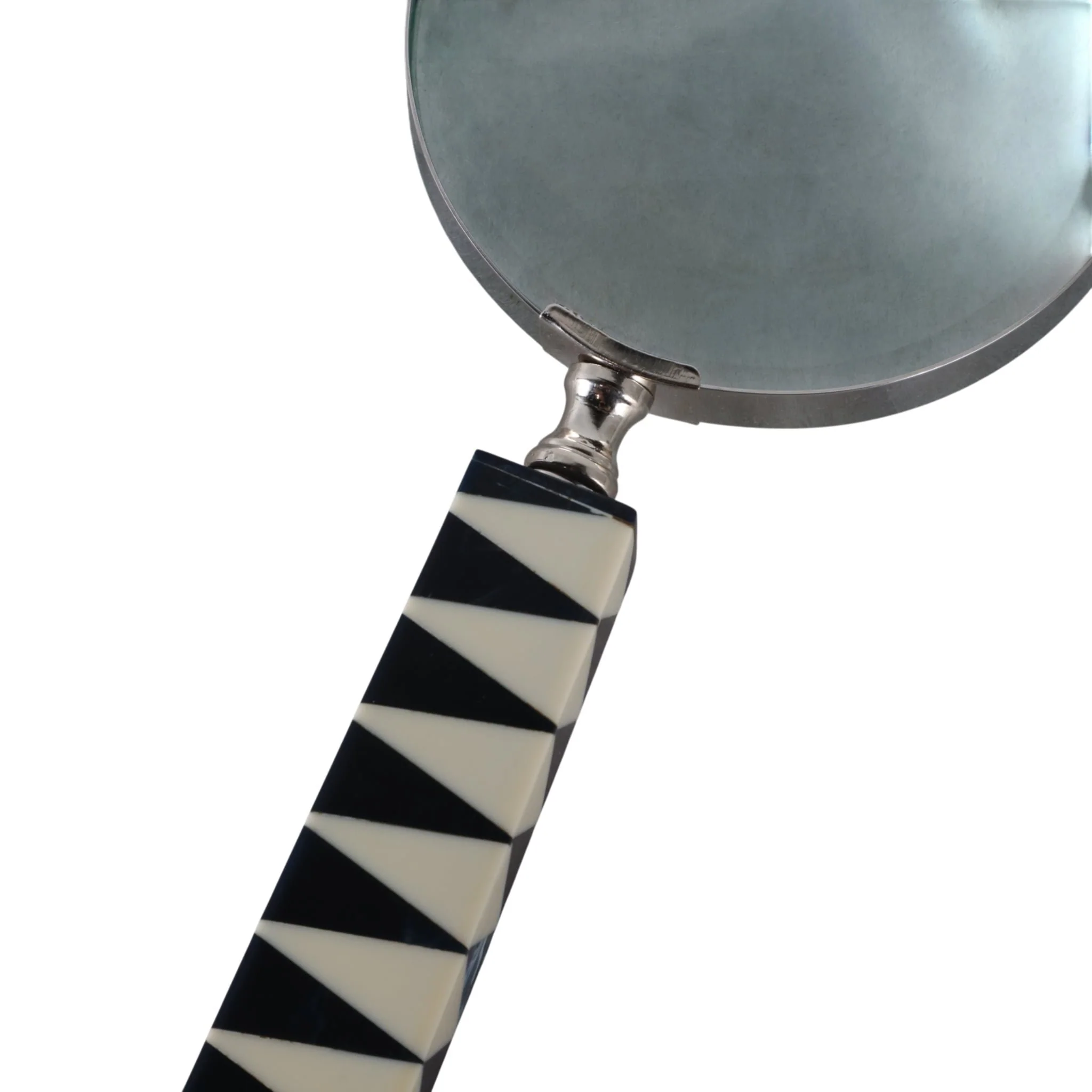 10x4" Sharp Lines Magnifying Glass, Blue/white - Image 5