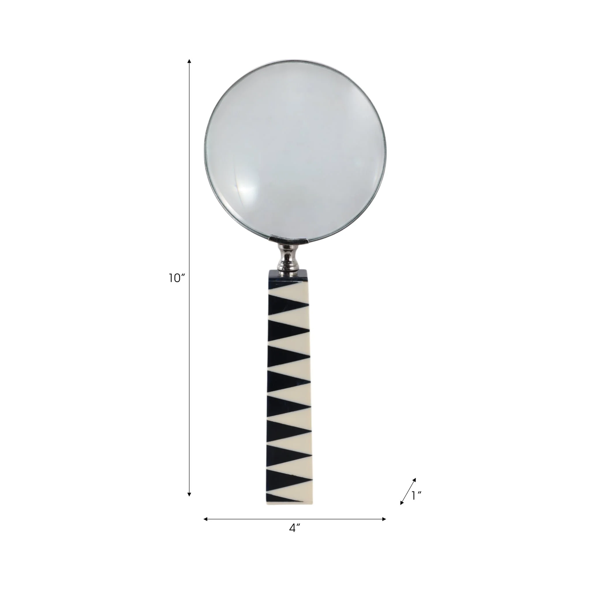 10x4" Sharp Lines Magnifying Glass, Blue/white - Image 8