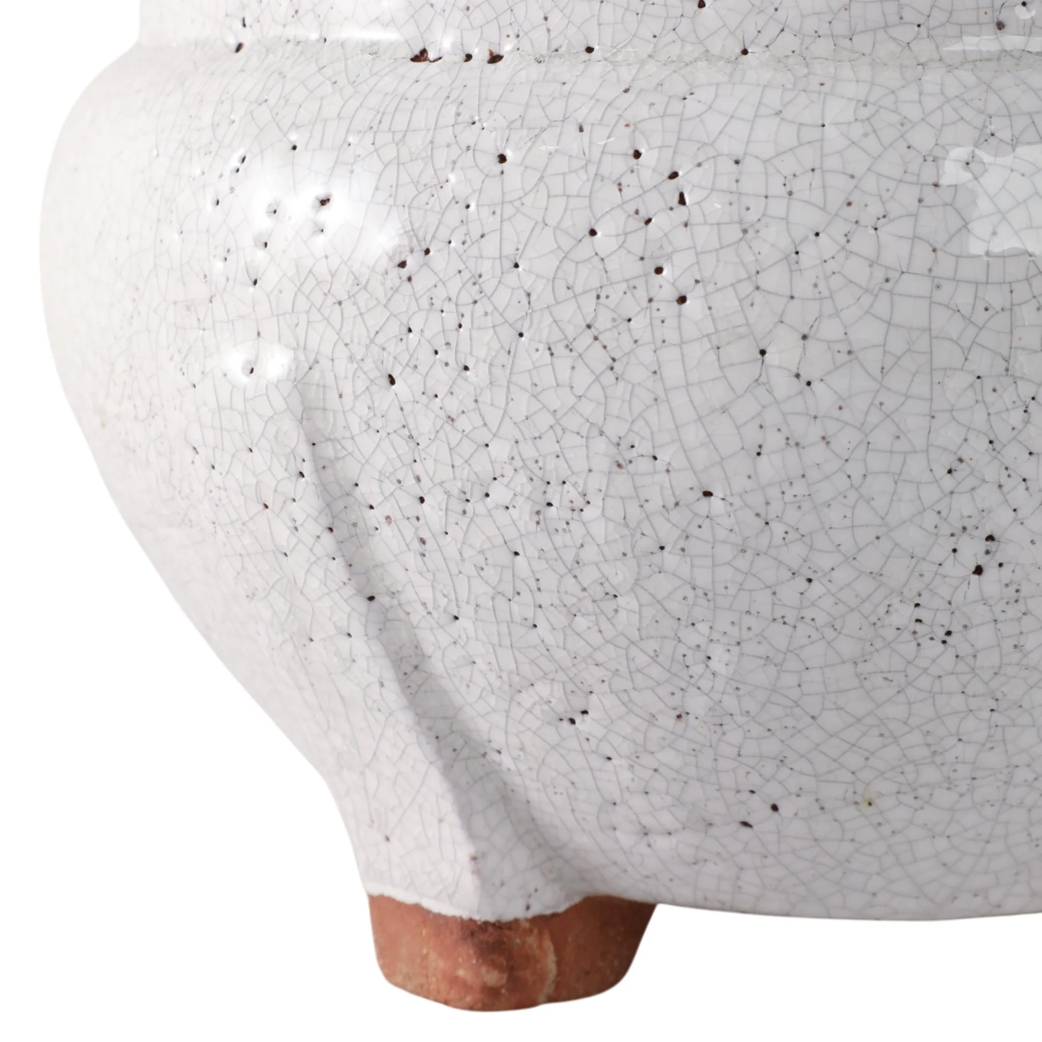 10x6" Footed Planter, White - Image 4