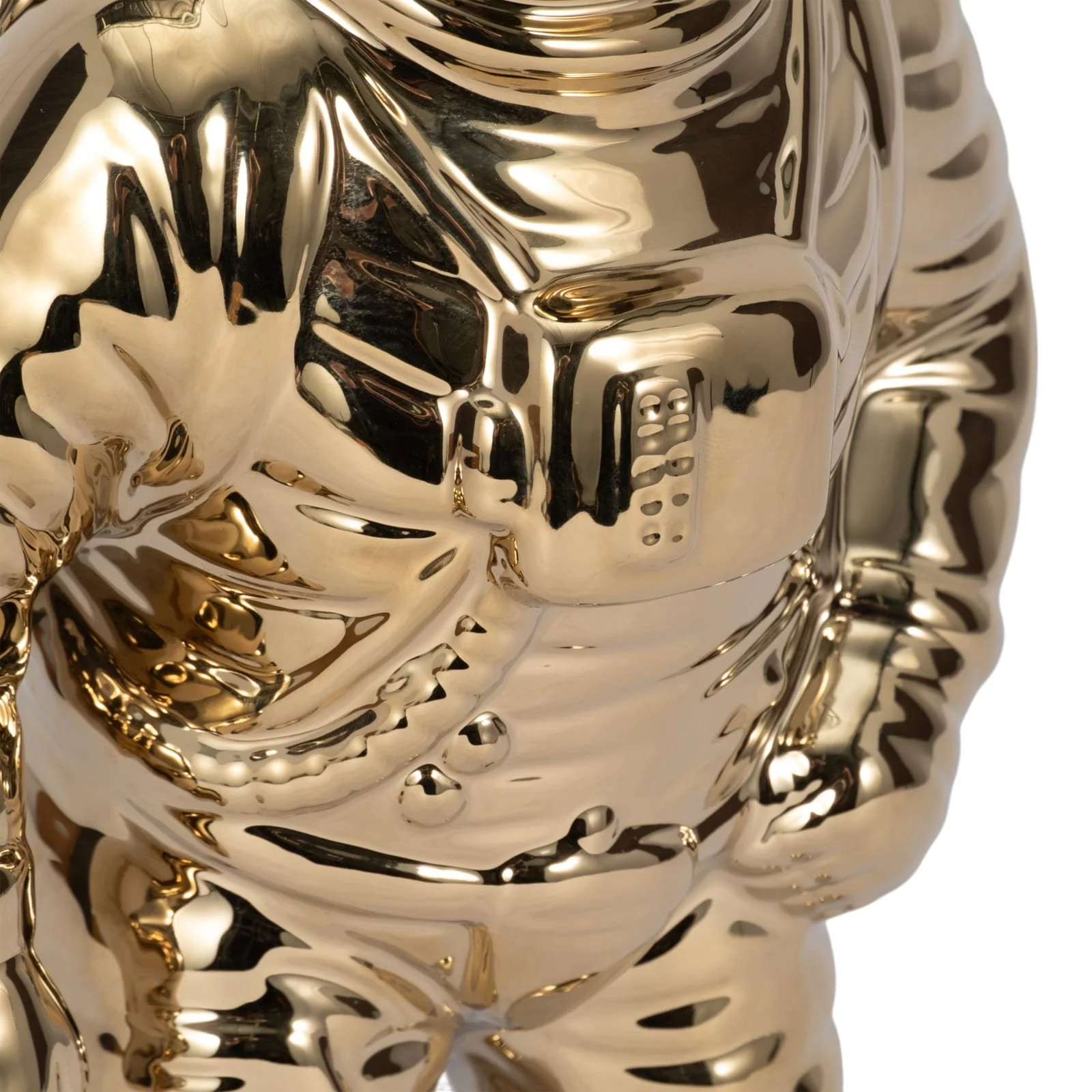 11" Astronaut Statuette, Gold - Image 5