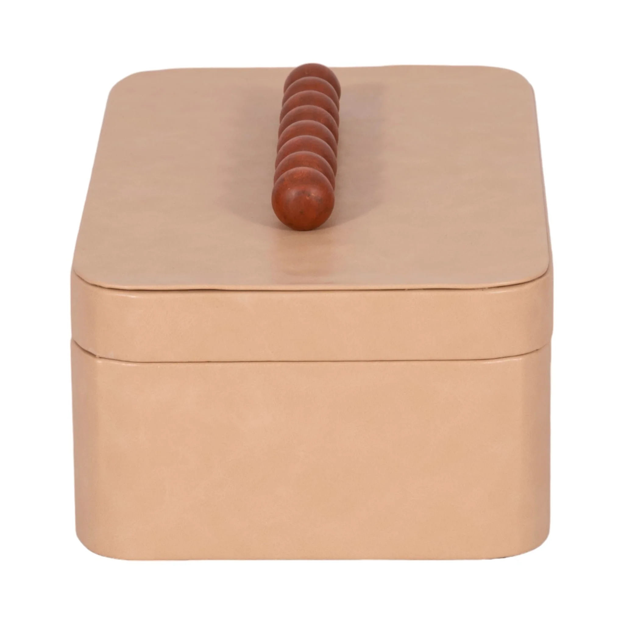11" Box Wood Beaded Handle, Ivory - Image 3