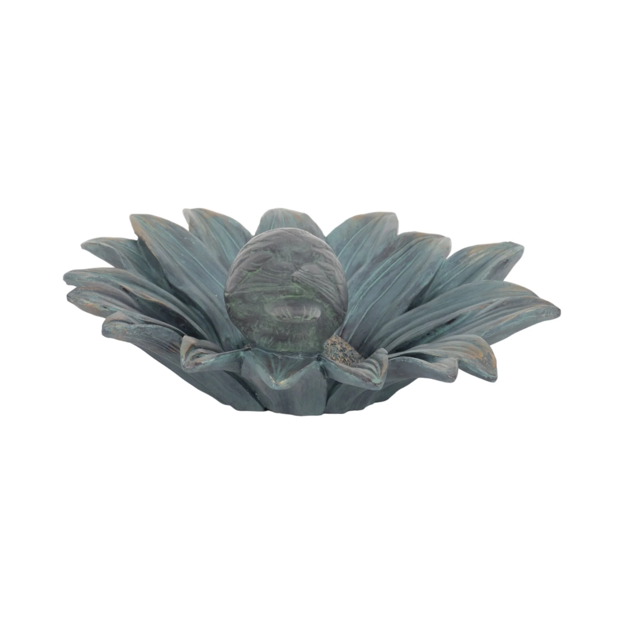 11" Daisy Bird Feeder, Blue - Image 3
