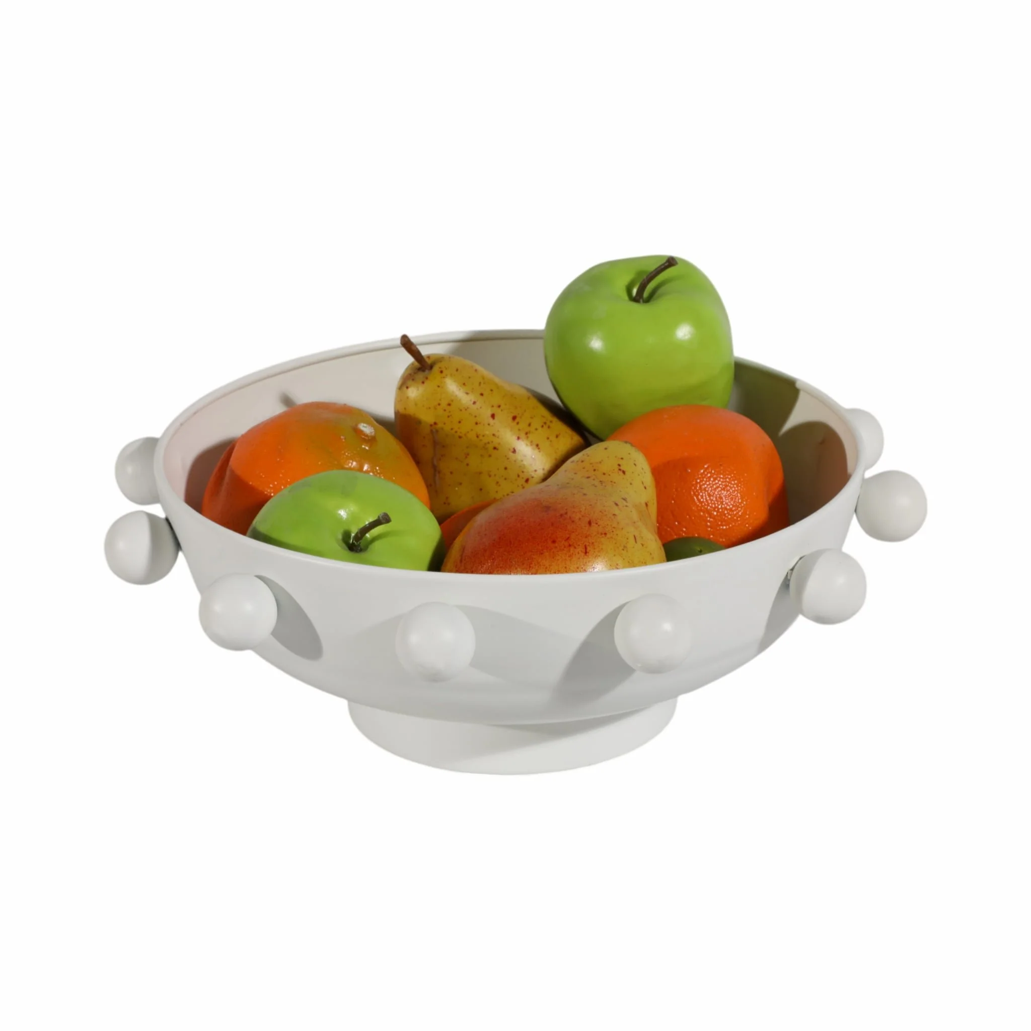 11" Hobnail Bowl, White - Image 2