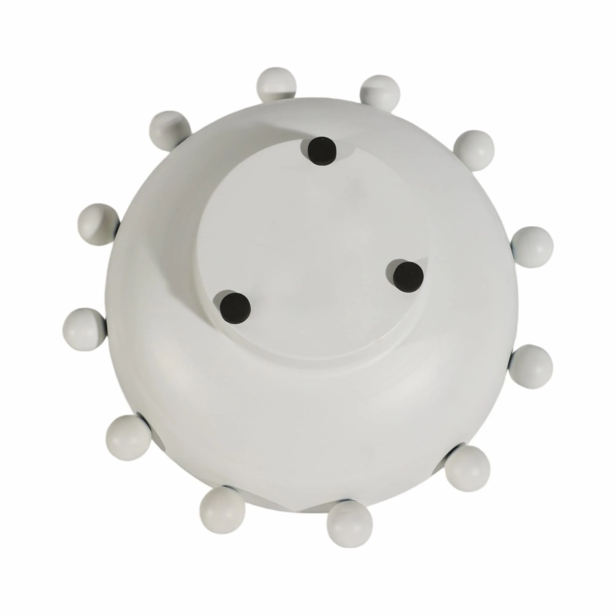 11" Hobnail Bowl, White - Image 6