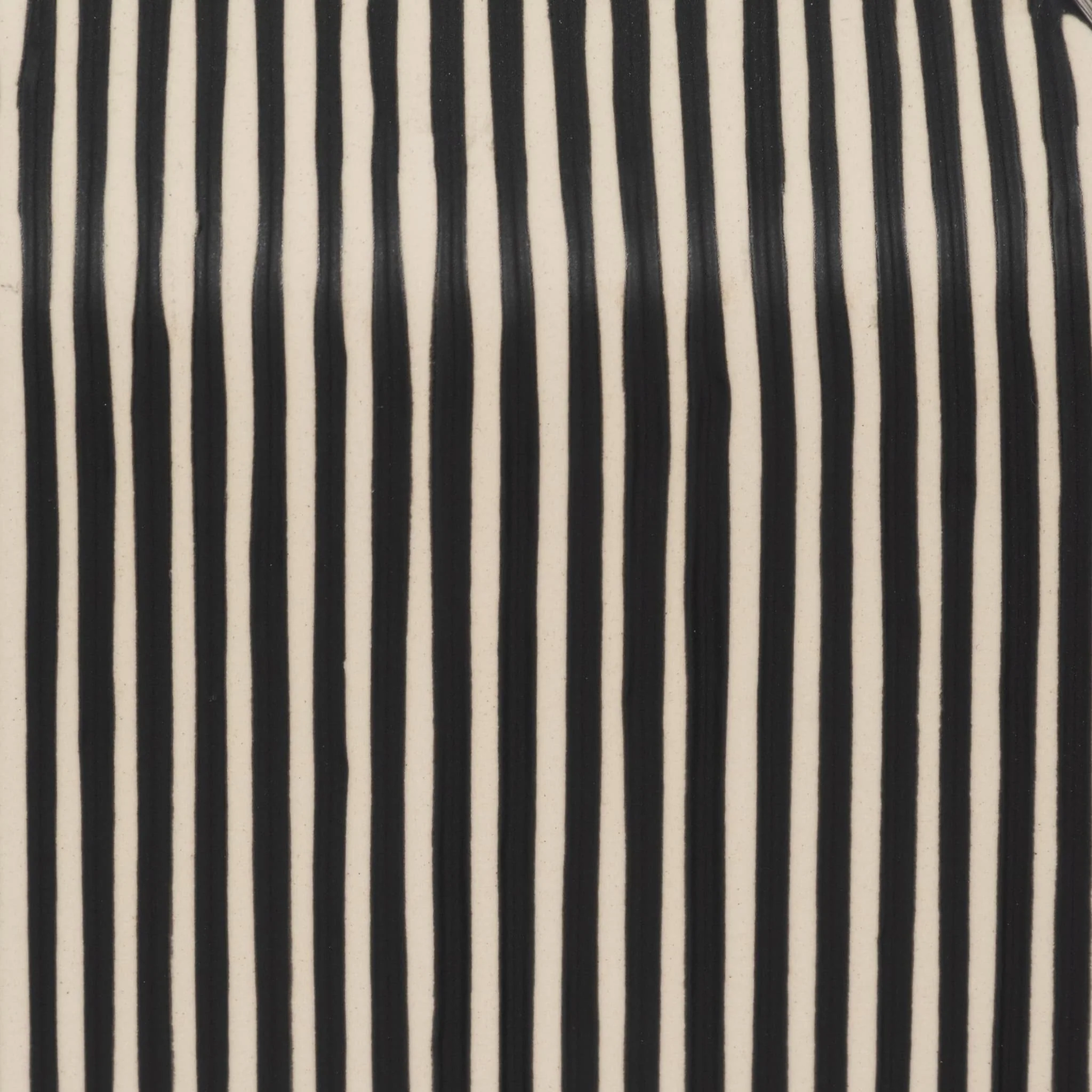 11" Lines Square Vase, Black/white - Image 5