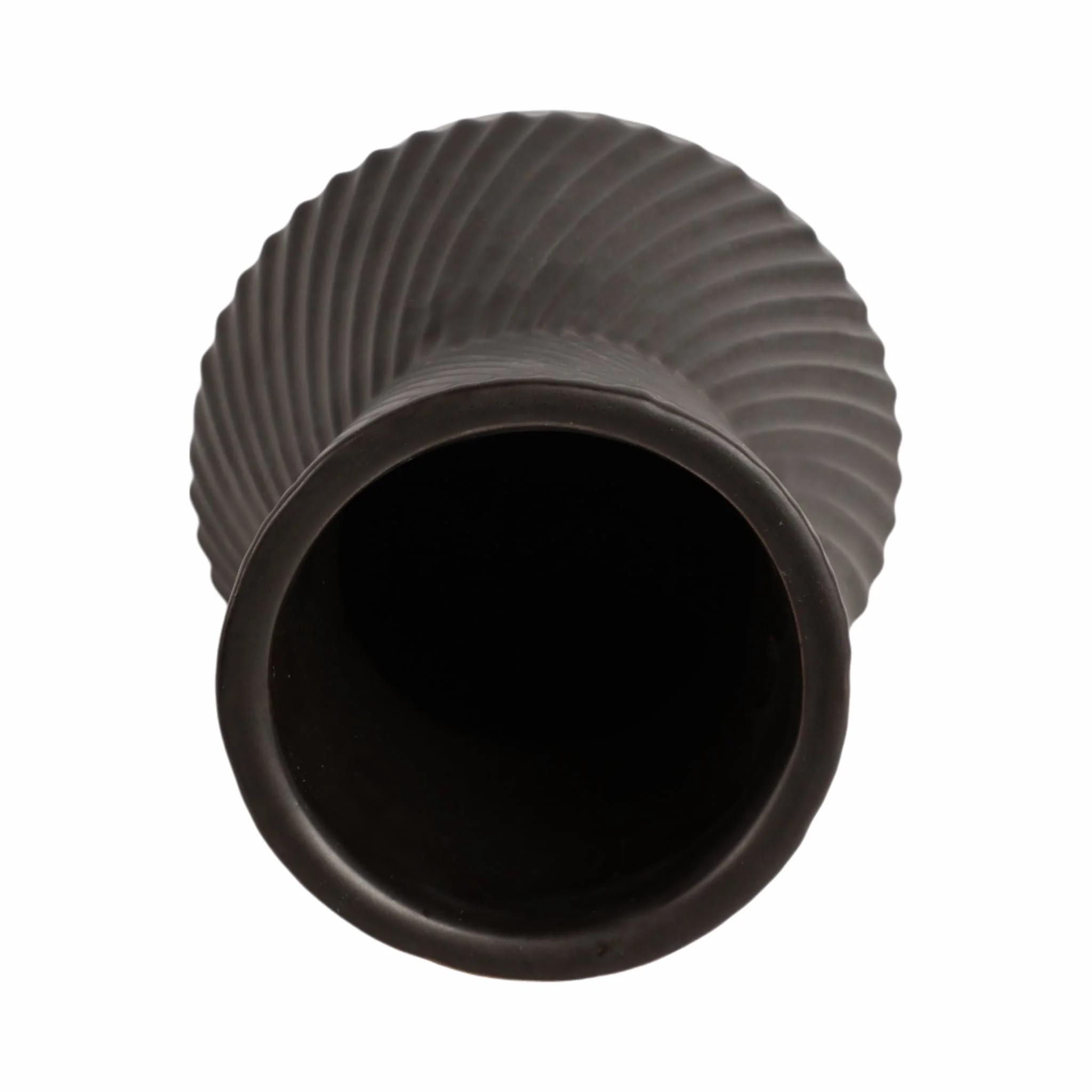 11" Modern Totem Vase, Black - Image 5