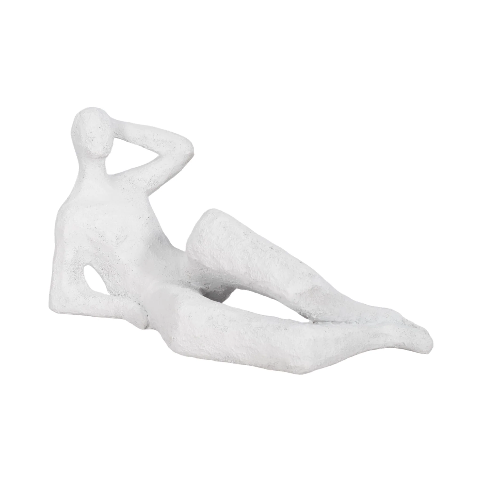 11" Paint Me Pose Rough Texture, White - Image 2