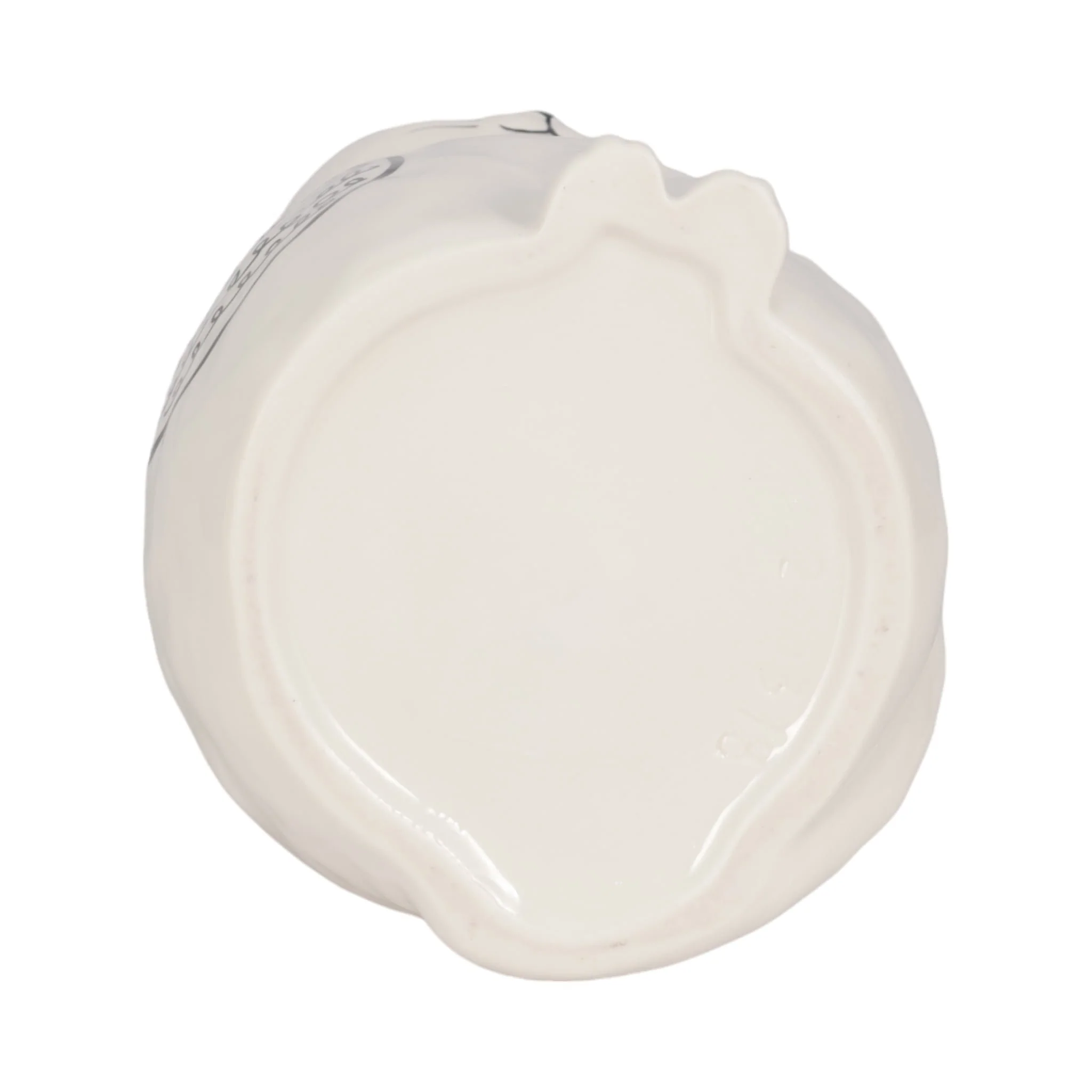 11" Sitting Pretty Kitty With Vase Opening, White/ - Image 7