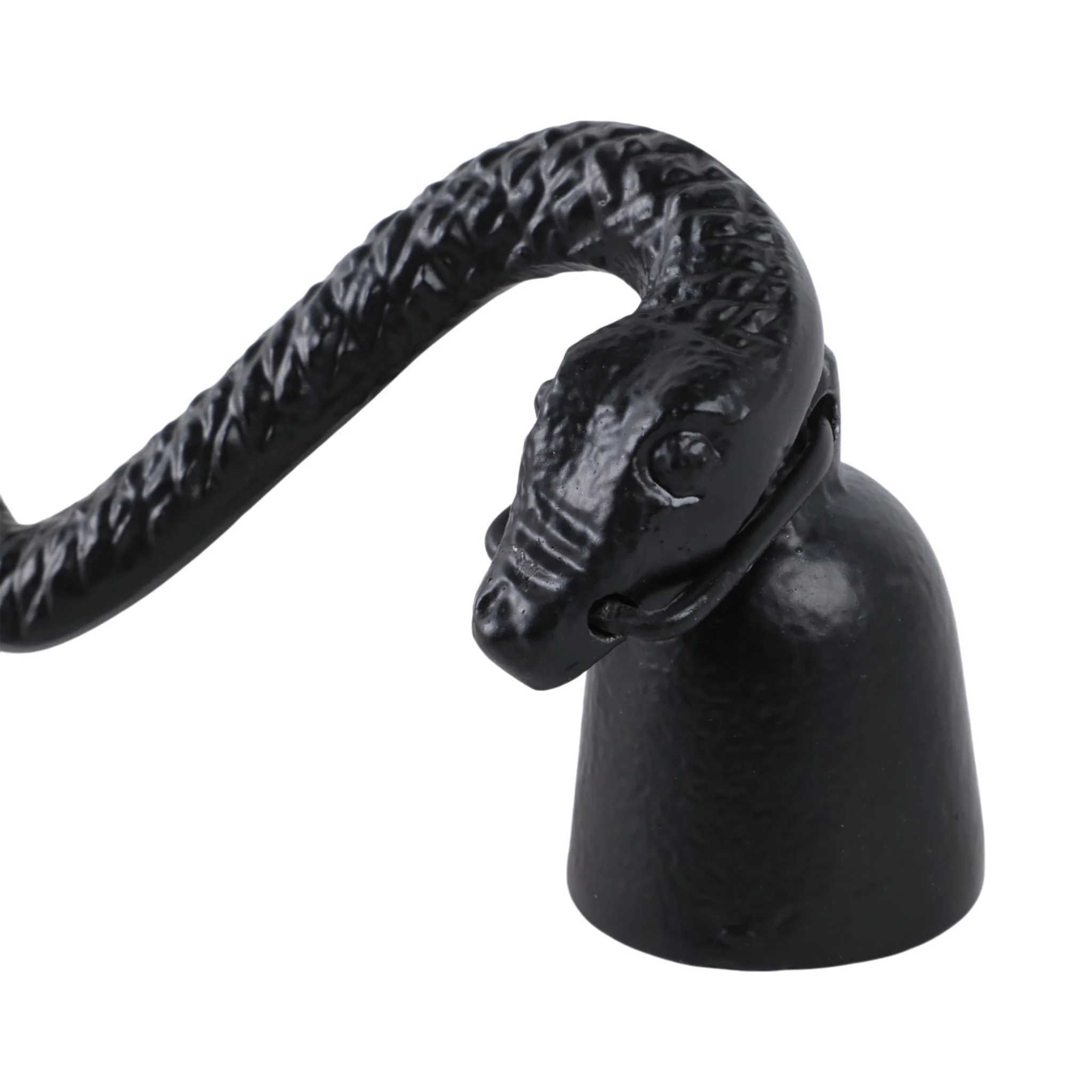 11x3" Metal Snake Candle Snuffer, Black - Image 5
