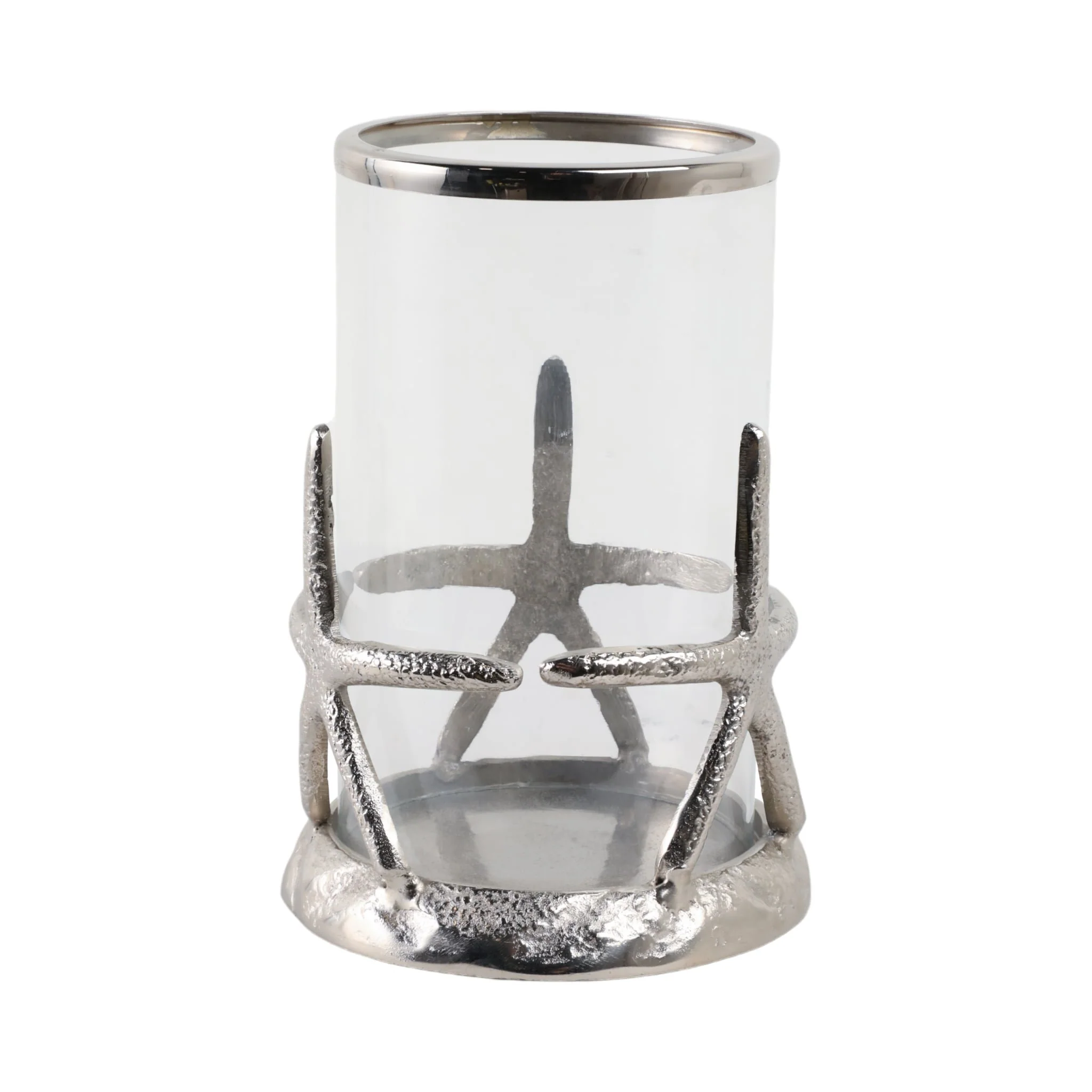 11x8" Starfish Hurricane, Silver - Image 4