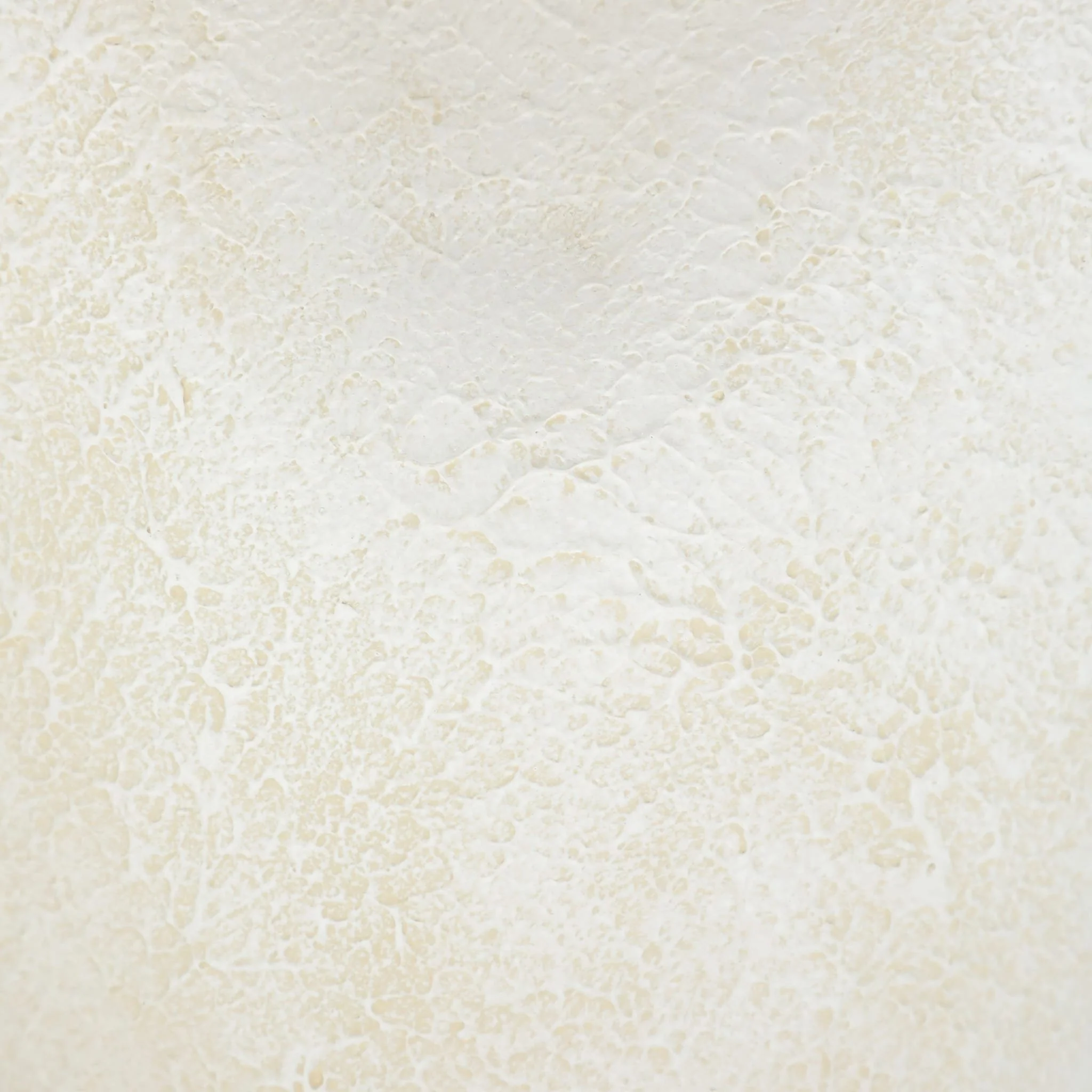 12" Abstract Textured Terracotta Vase, Ivory - Image 6