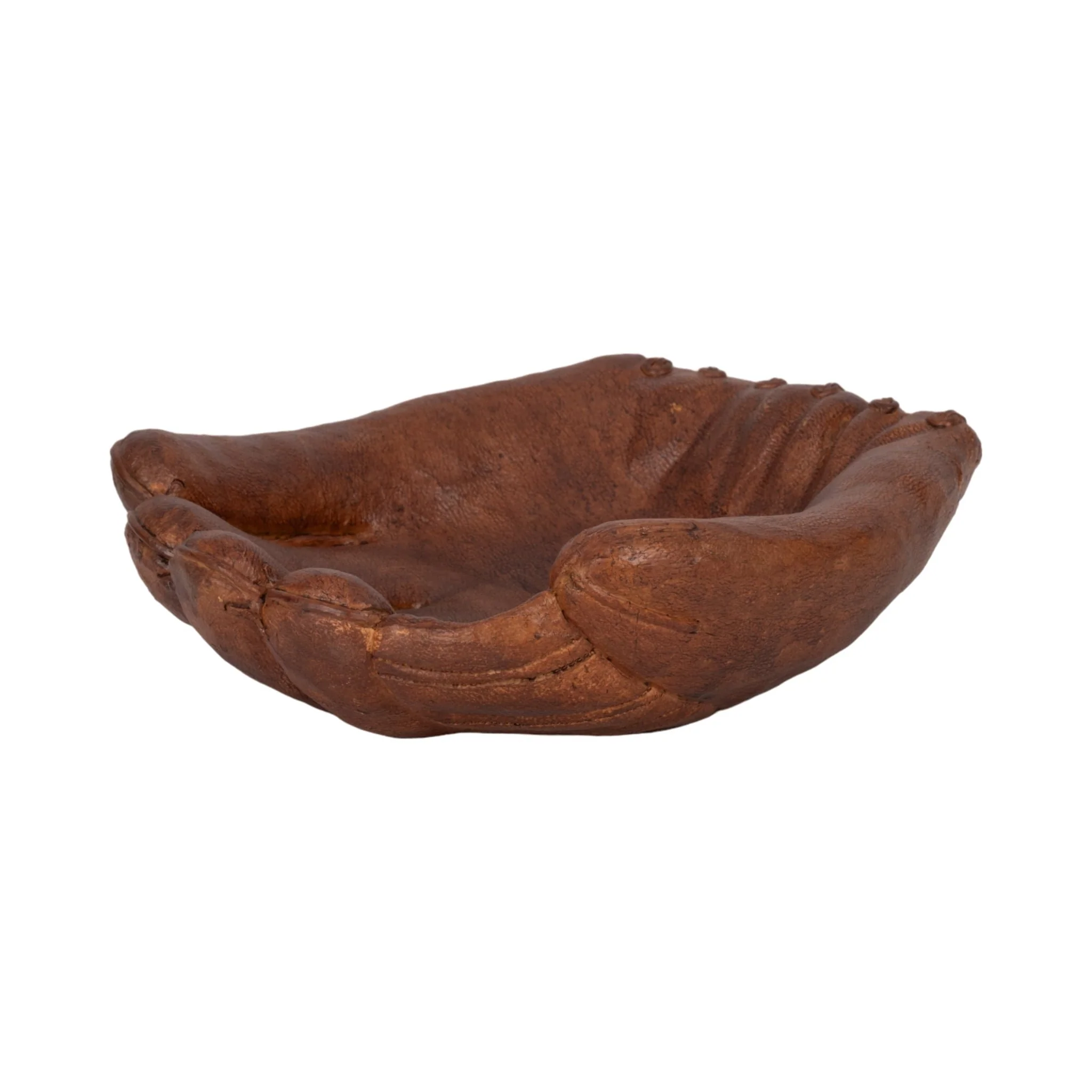 12" Baseball Glove, Brown - Image 3