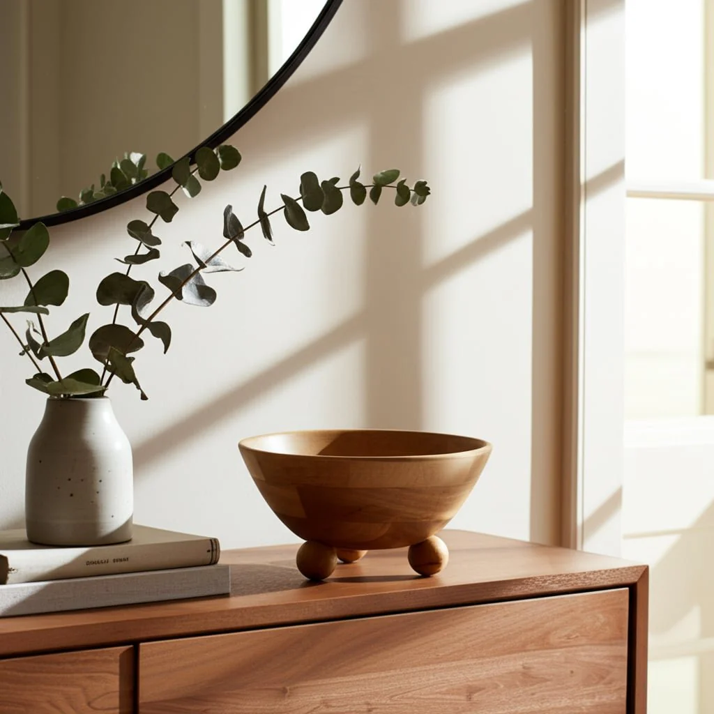 12" Bowl With Ball Feet, Nat - Image 10
