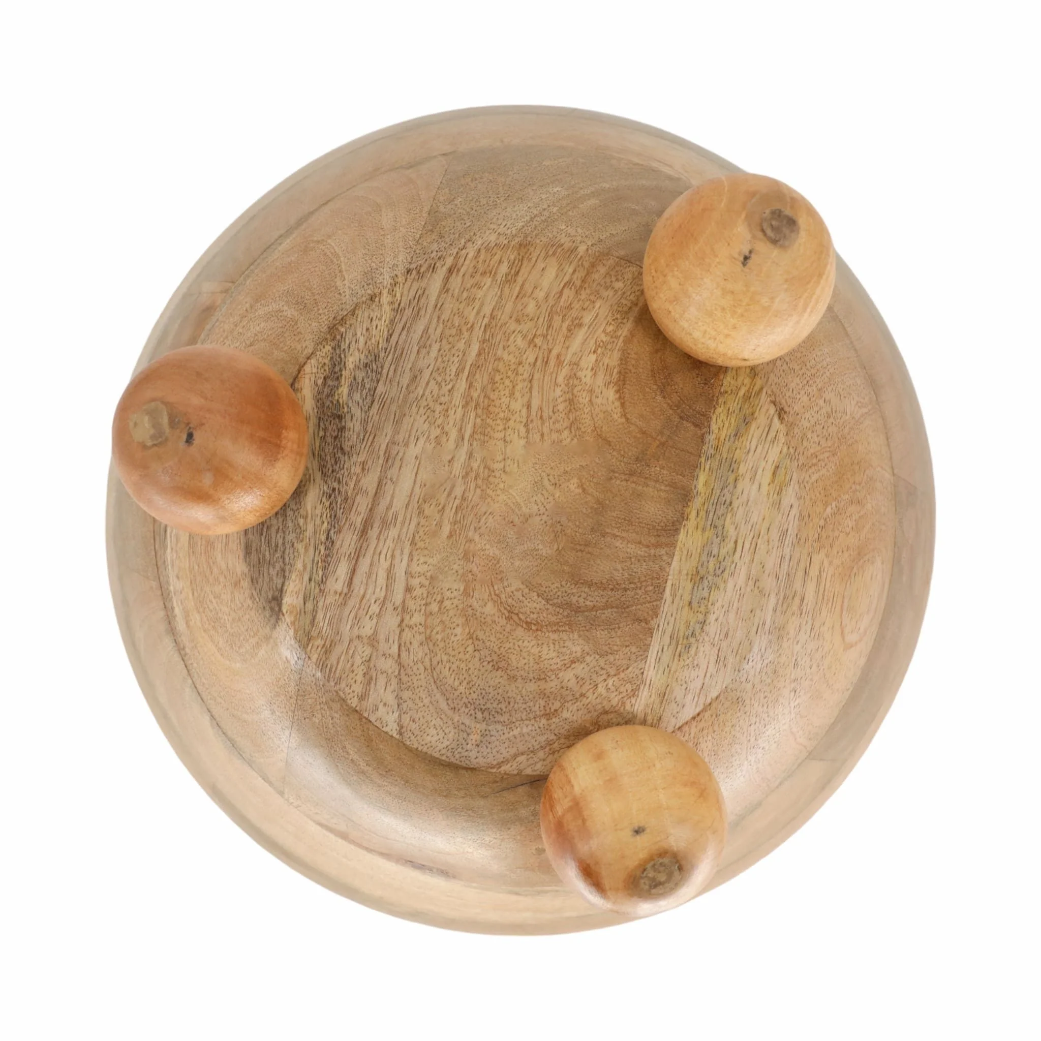 12" Bowl With Ball Feet, Nat - Image 6