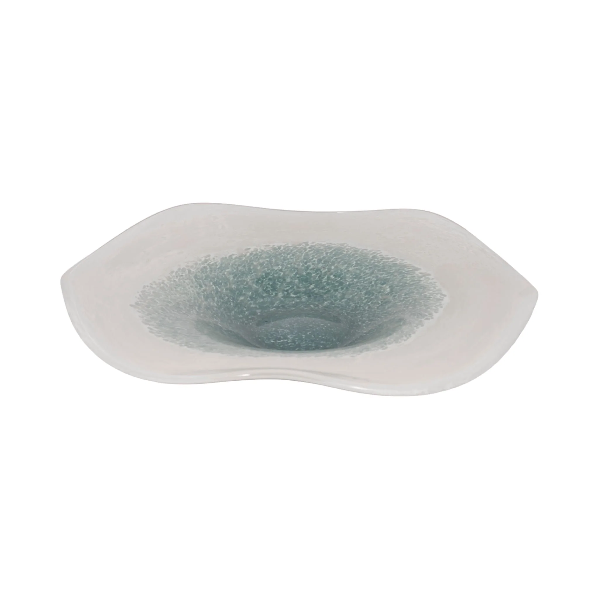 12" Light Blue Waters Bowl, Blue/white - Image 3