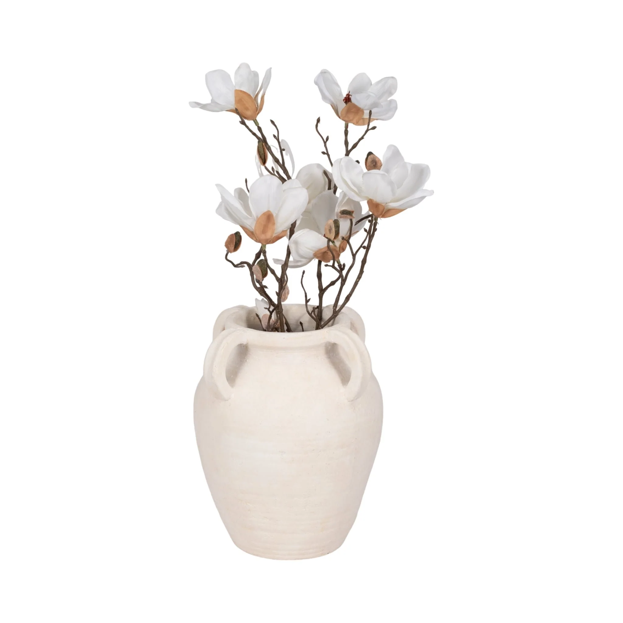 12" Multi Handle Jug, White - Image 2