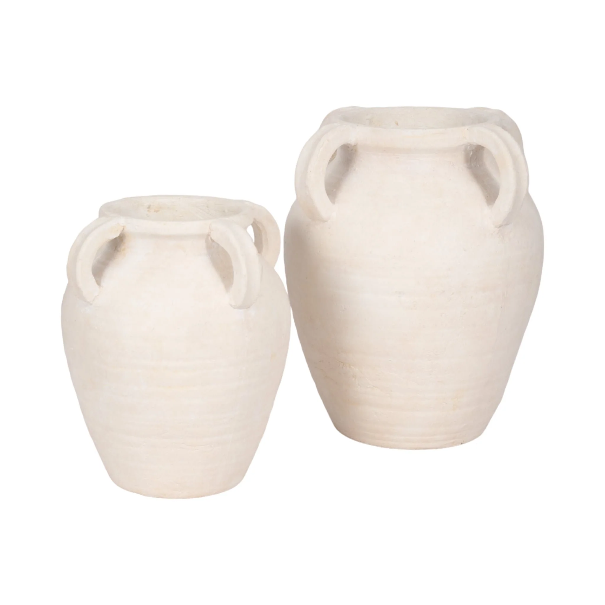 12" Multi Handle Jug, White - Image 7