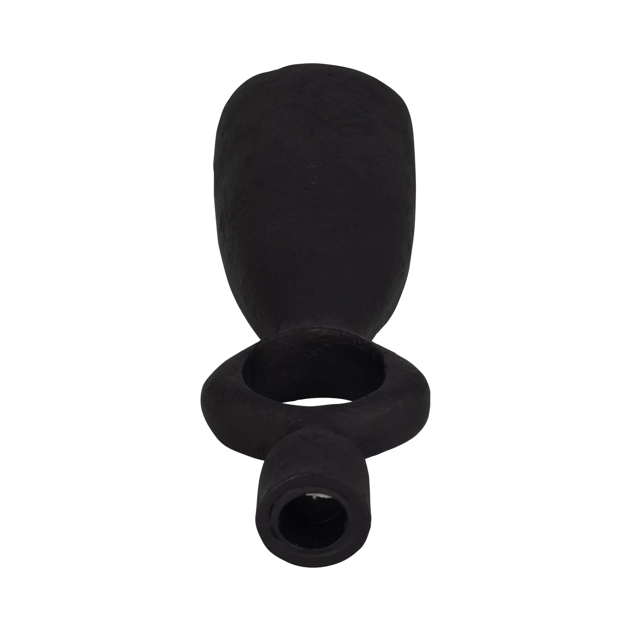 12" Open Cut-out Taper Holder, Black - Image 6